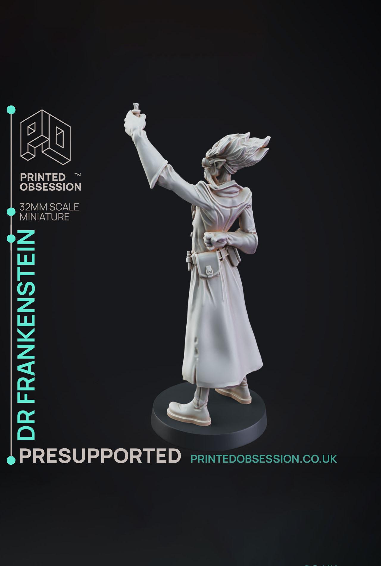 Dr Frankensteins - Dr Frankensteins Monster - PRESUPPORTED - Illustrated and Stats - 32mm scale			 3d model