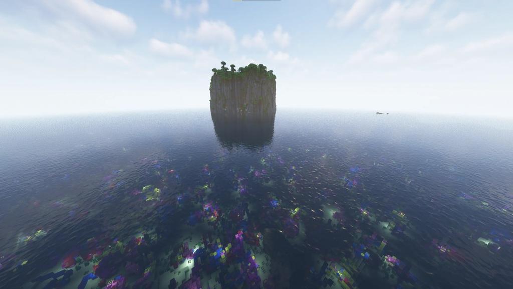 Minecraft Cliff Island IV 3d model