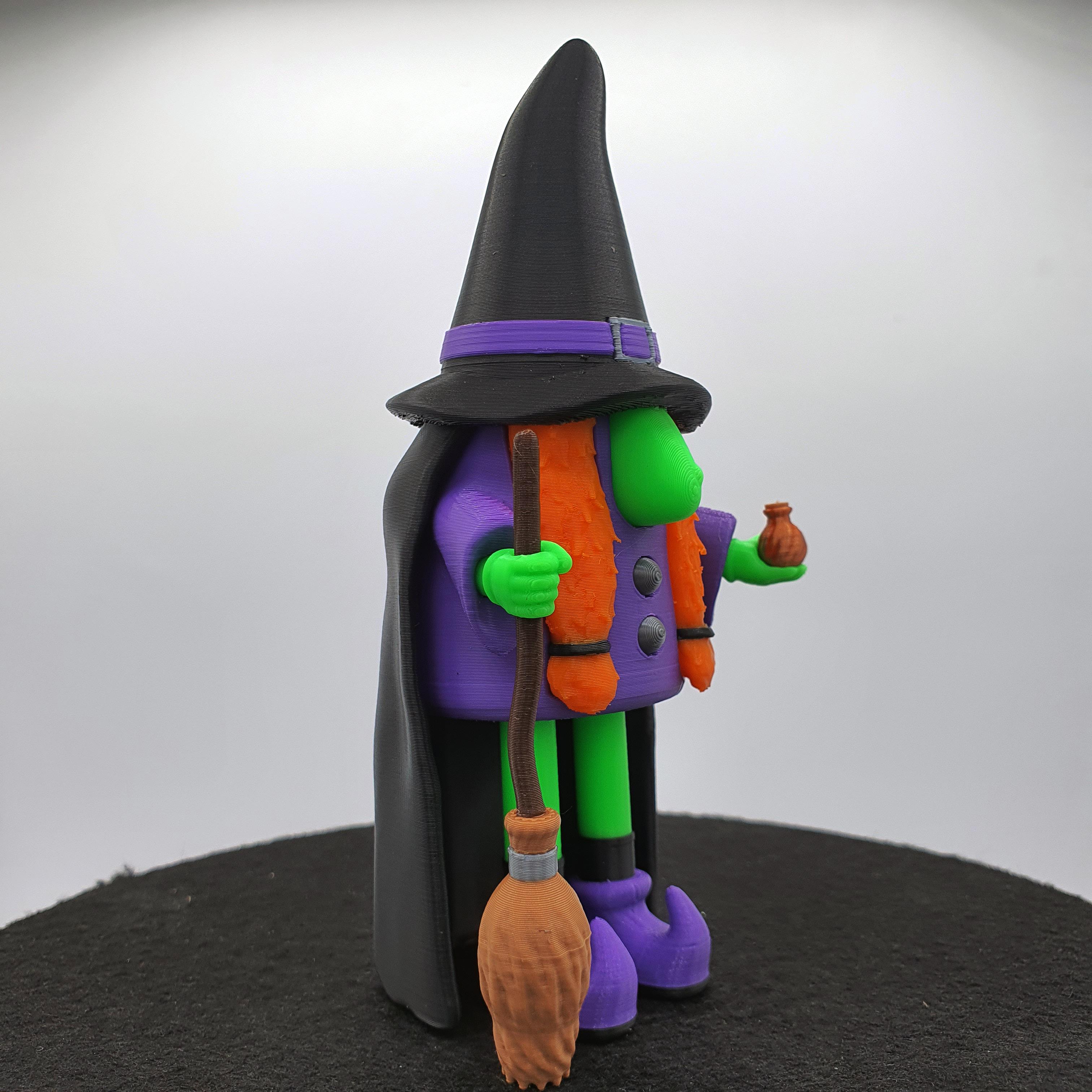 GNOME WITCH - GNOMISH POTION WITCH MULTI PART 3d model