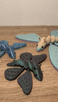 ARTICULATED BUTTERFLY 3d model