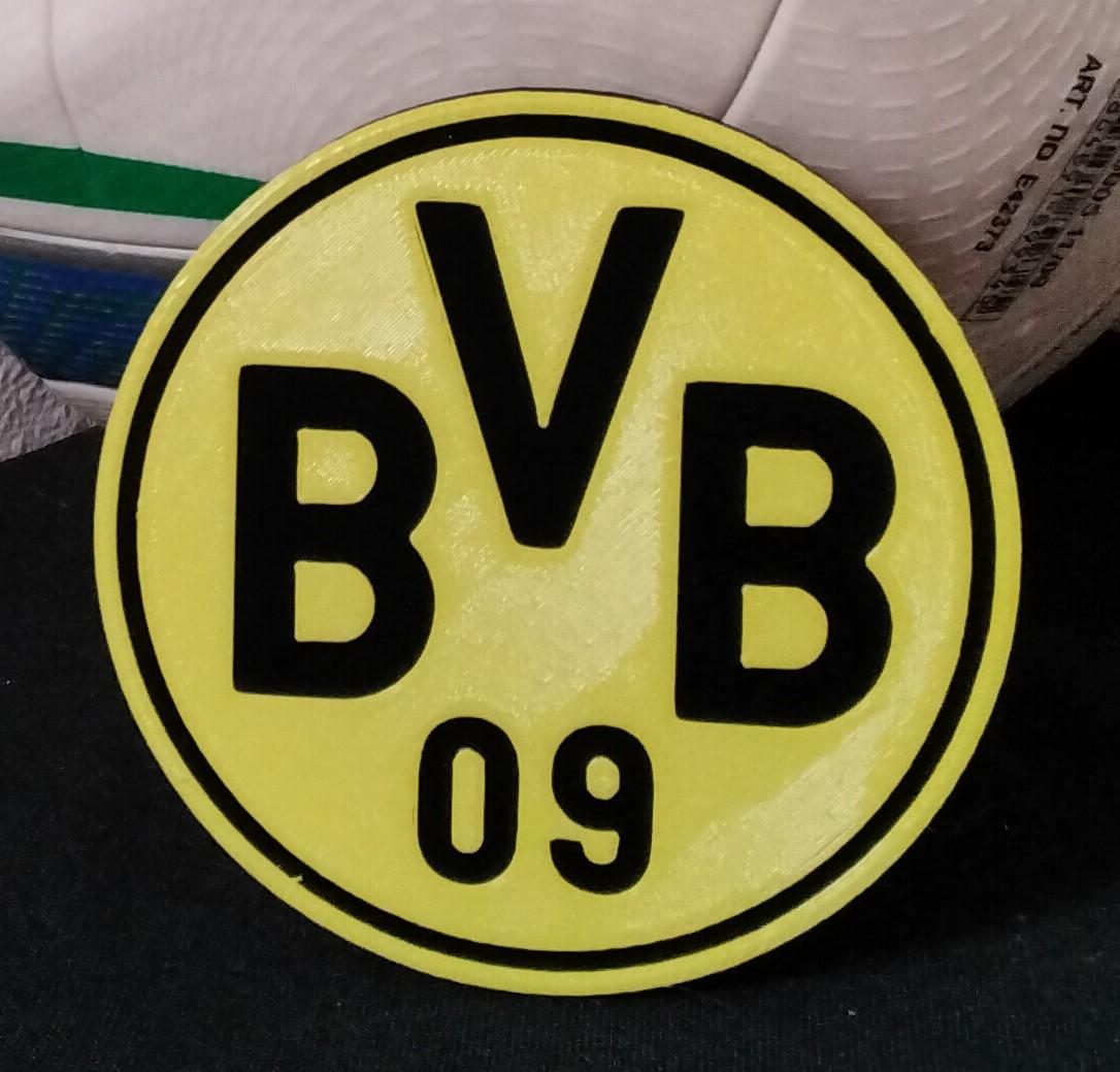 Ballspielverein Borussia 09 e. V. Dortmund (BVB) coaster or plaque 3d model