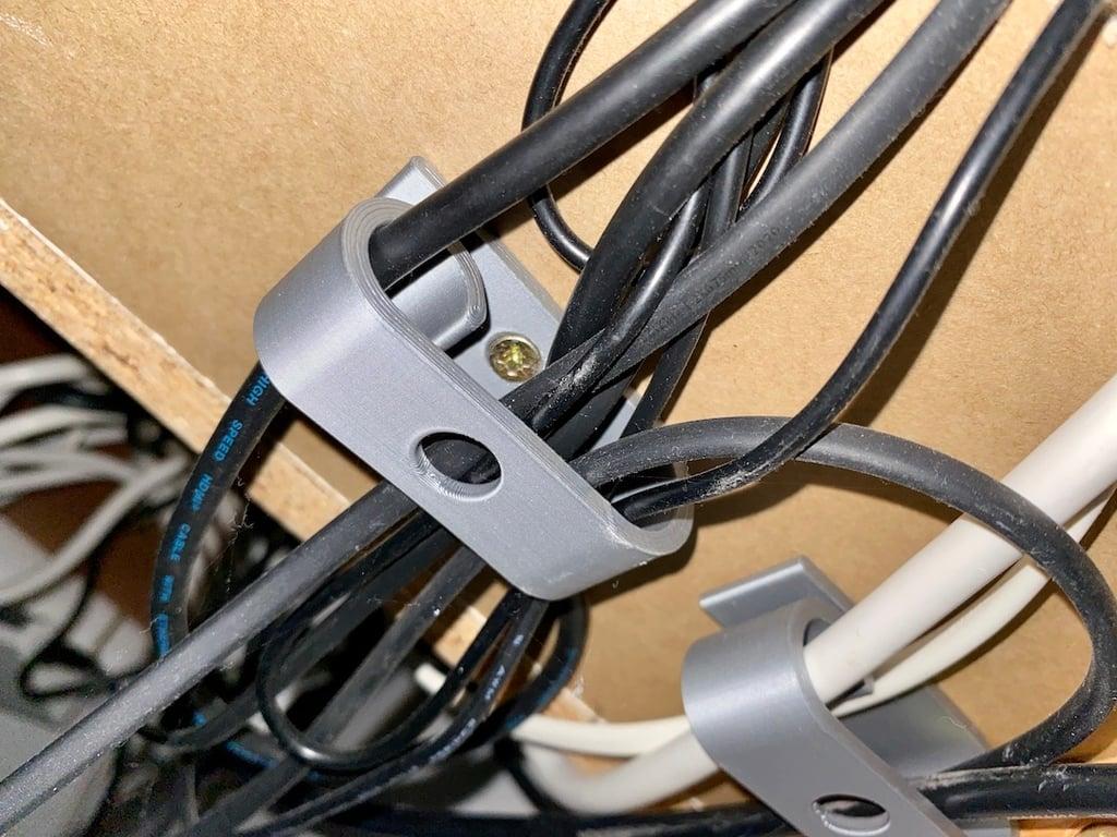 Kabel Clip / cable clip / cable organizer 3d model