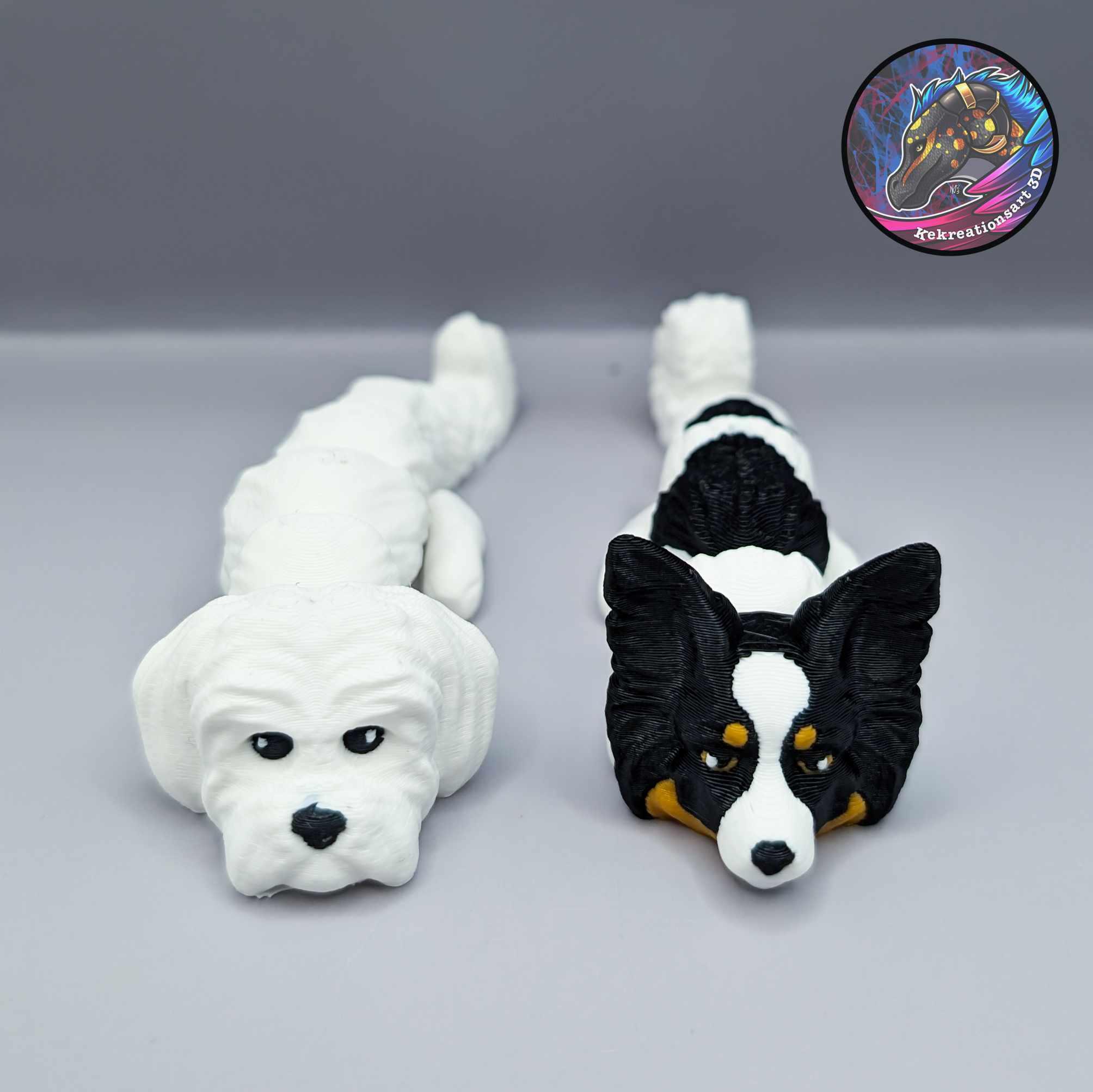 Baby Flexi Dog Set 7.5 3d model