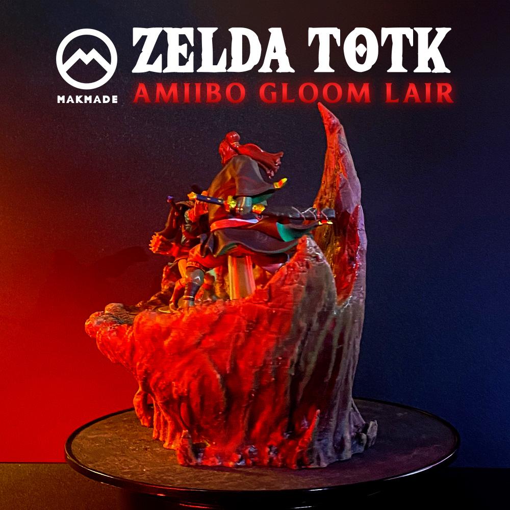 Zelda TOTK Gloom Lair, Amiibo Display 3d model