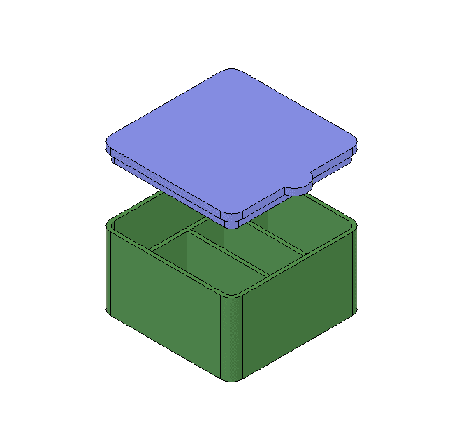 Box 60x60x30mm 3d model