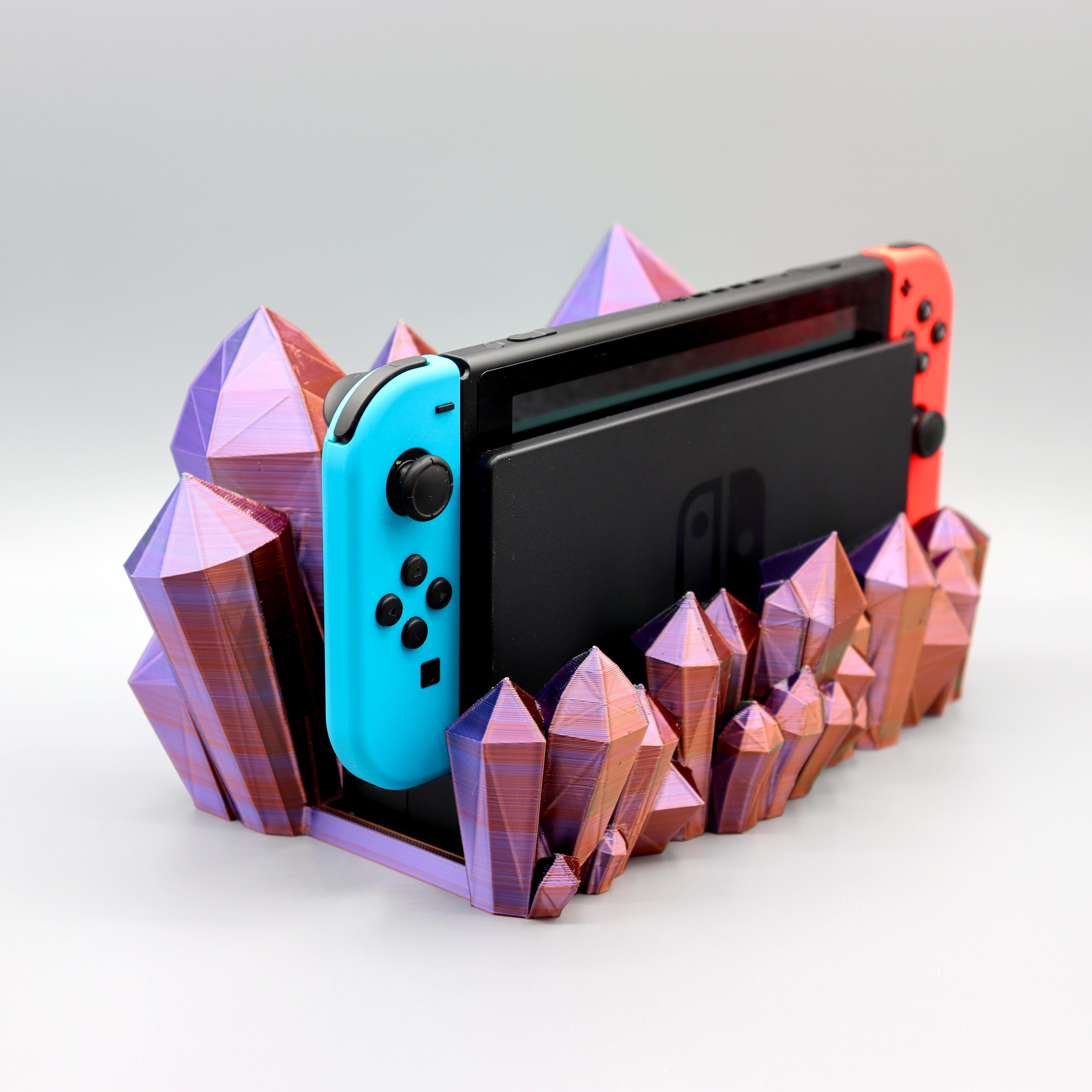 Crystal Nintendo switch dock 3d model