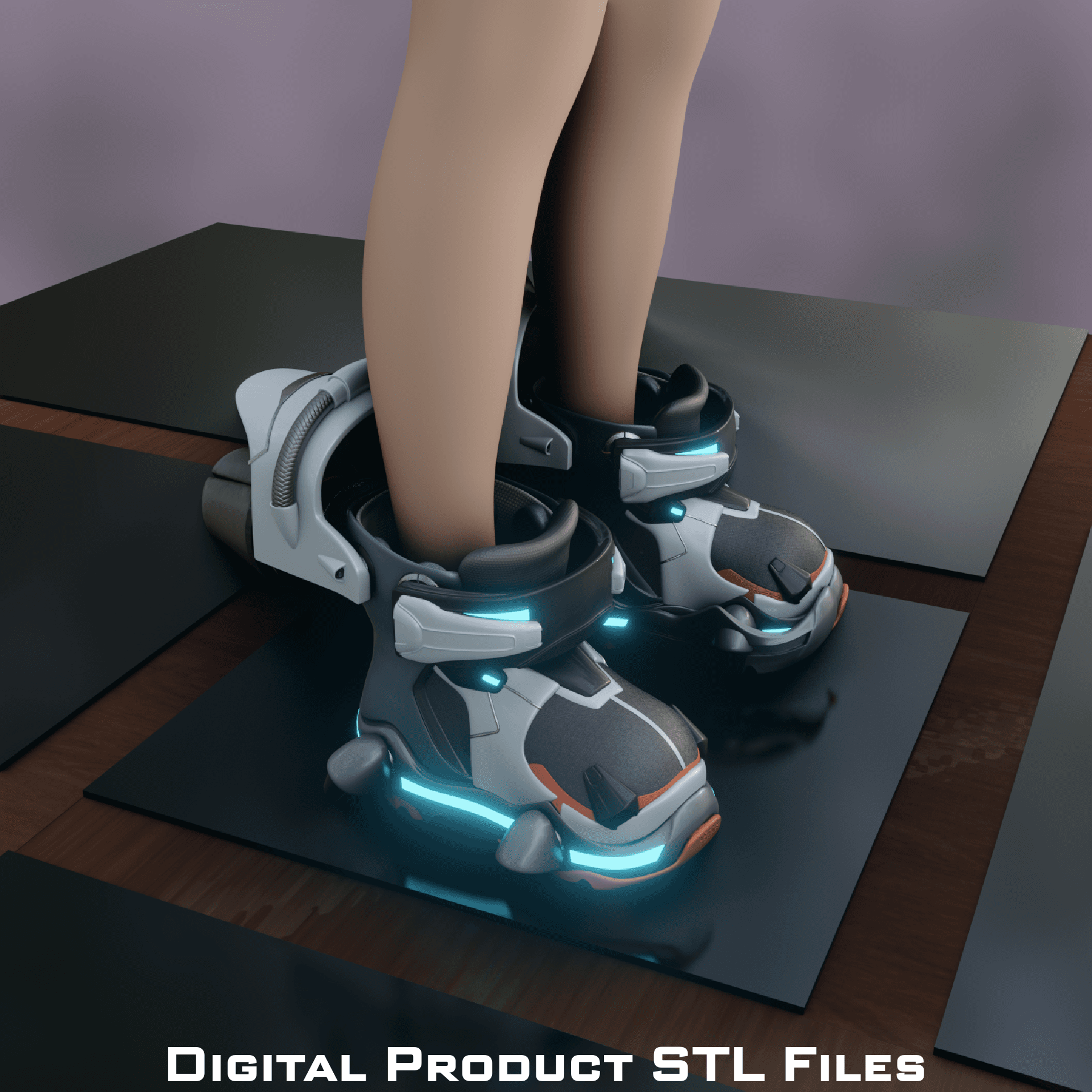 Si Fi Juno Space Ranger Boots Overwatch 2 3d model