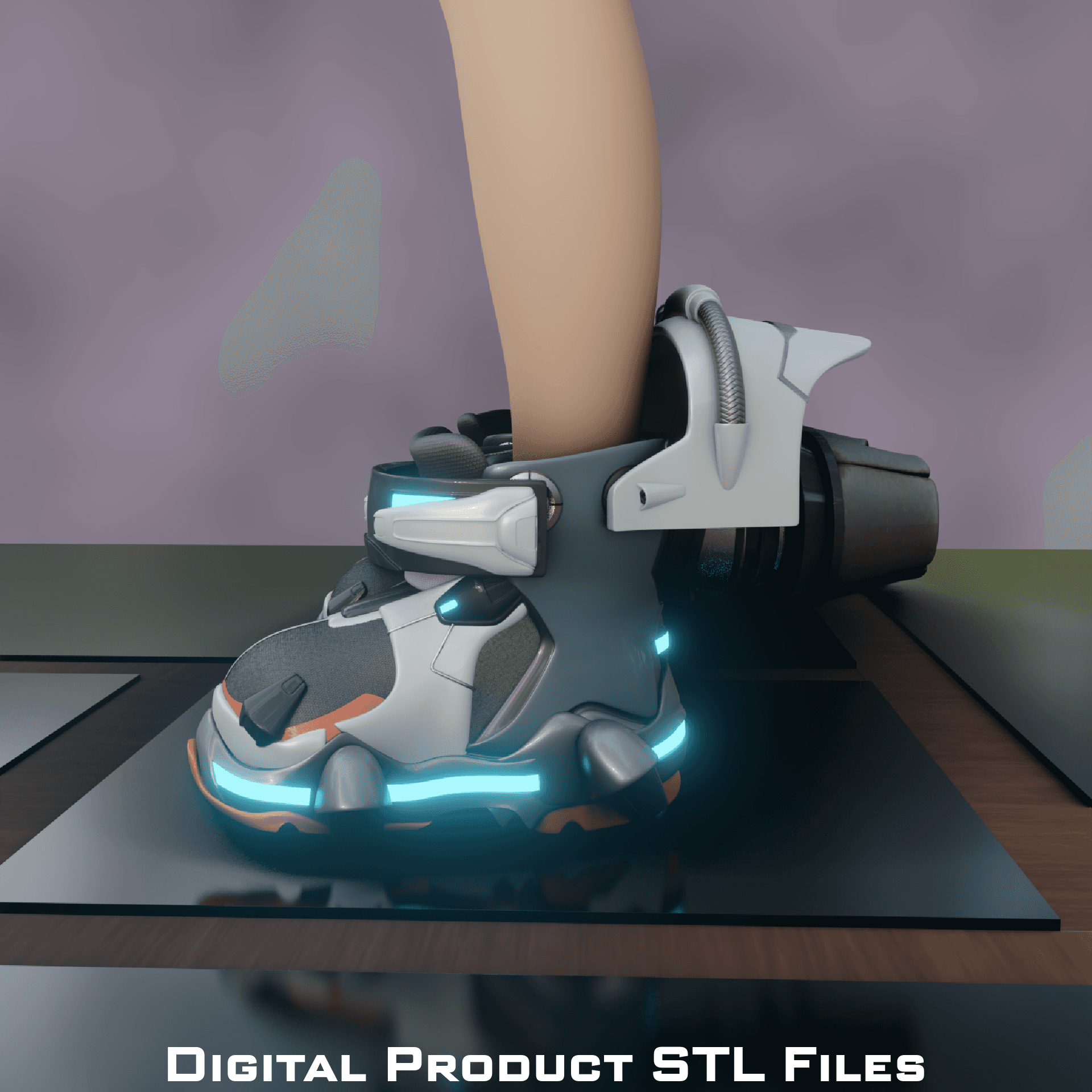 Si Fi Juno Space Ranger Boots Overwatch 2 3d model