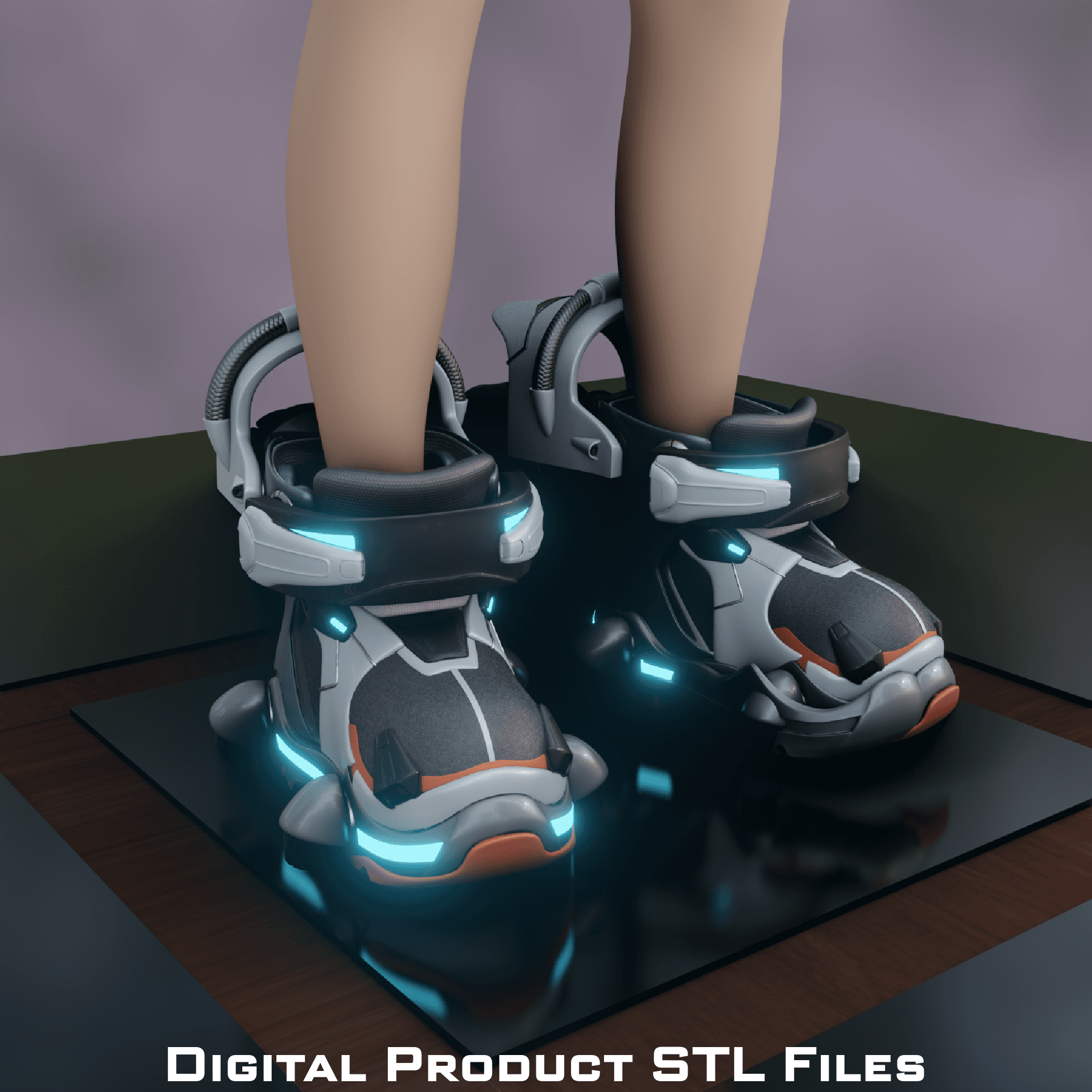 Si Fi Juno Space Ranger Boots Overwatch 2 3d model