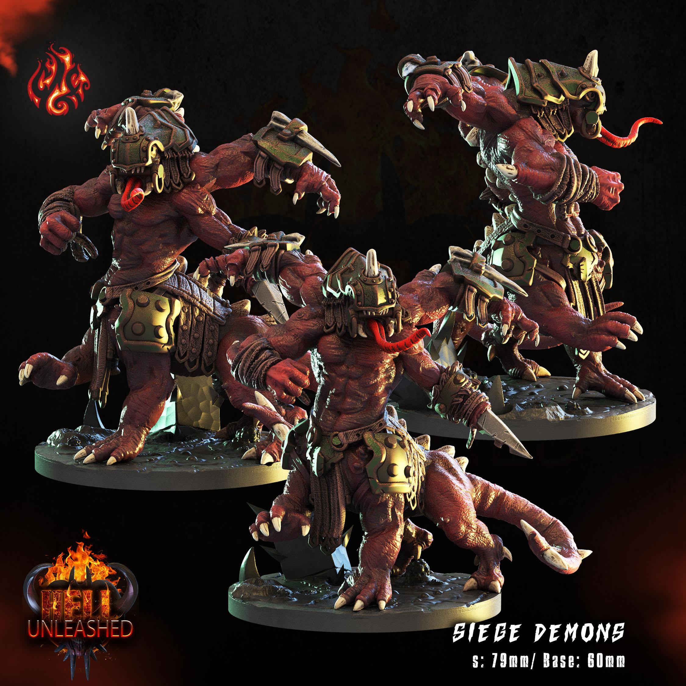 Siege Demons 3d model