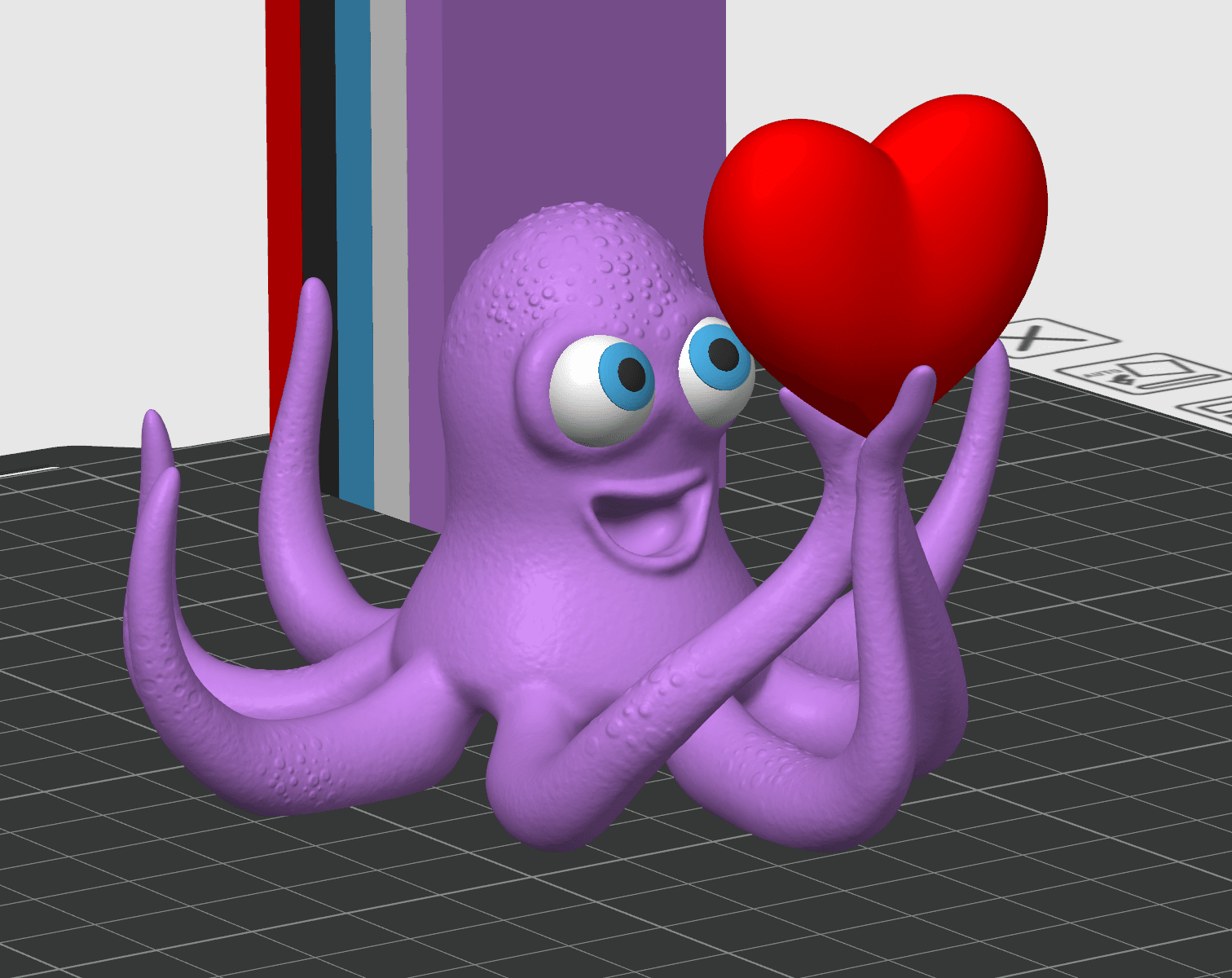 Lovetopus 3d model