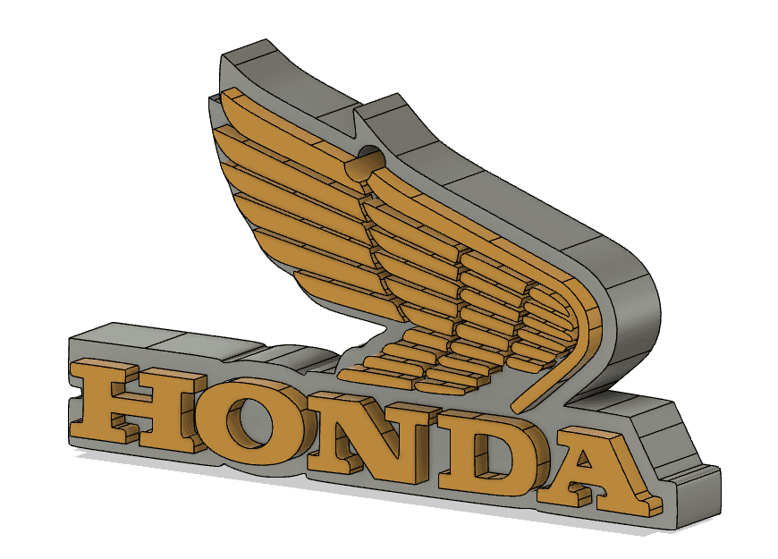Honda Keychain 3d model