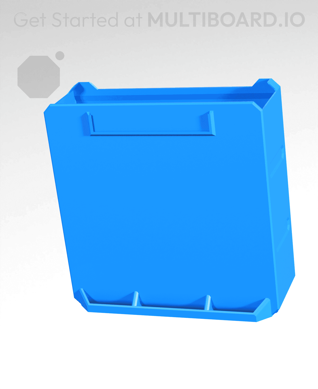 3x3x1-Deep - Multibin Simple Drawer 3d model