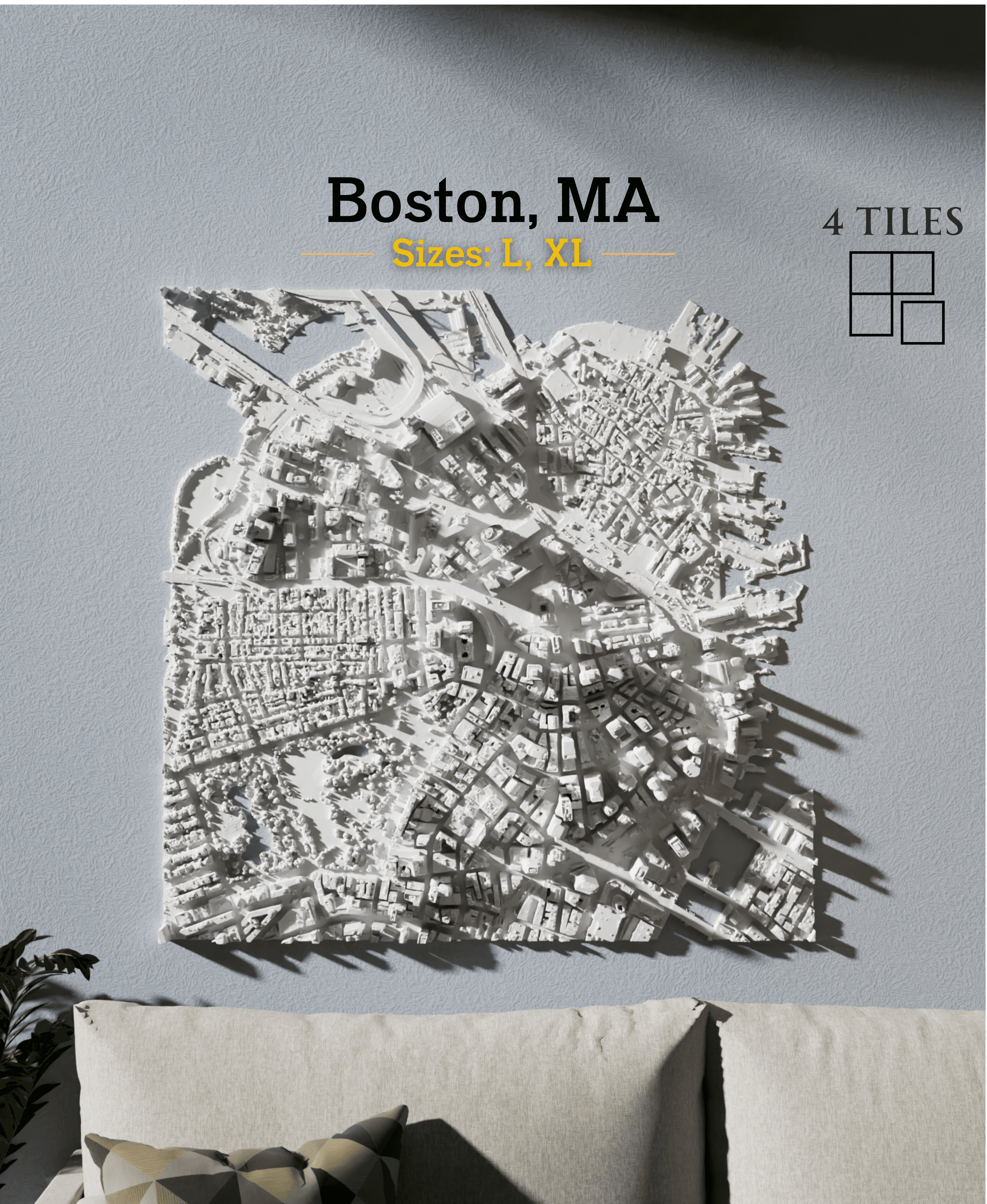 Boston, MA - Small 3d model