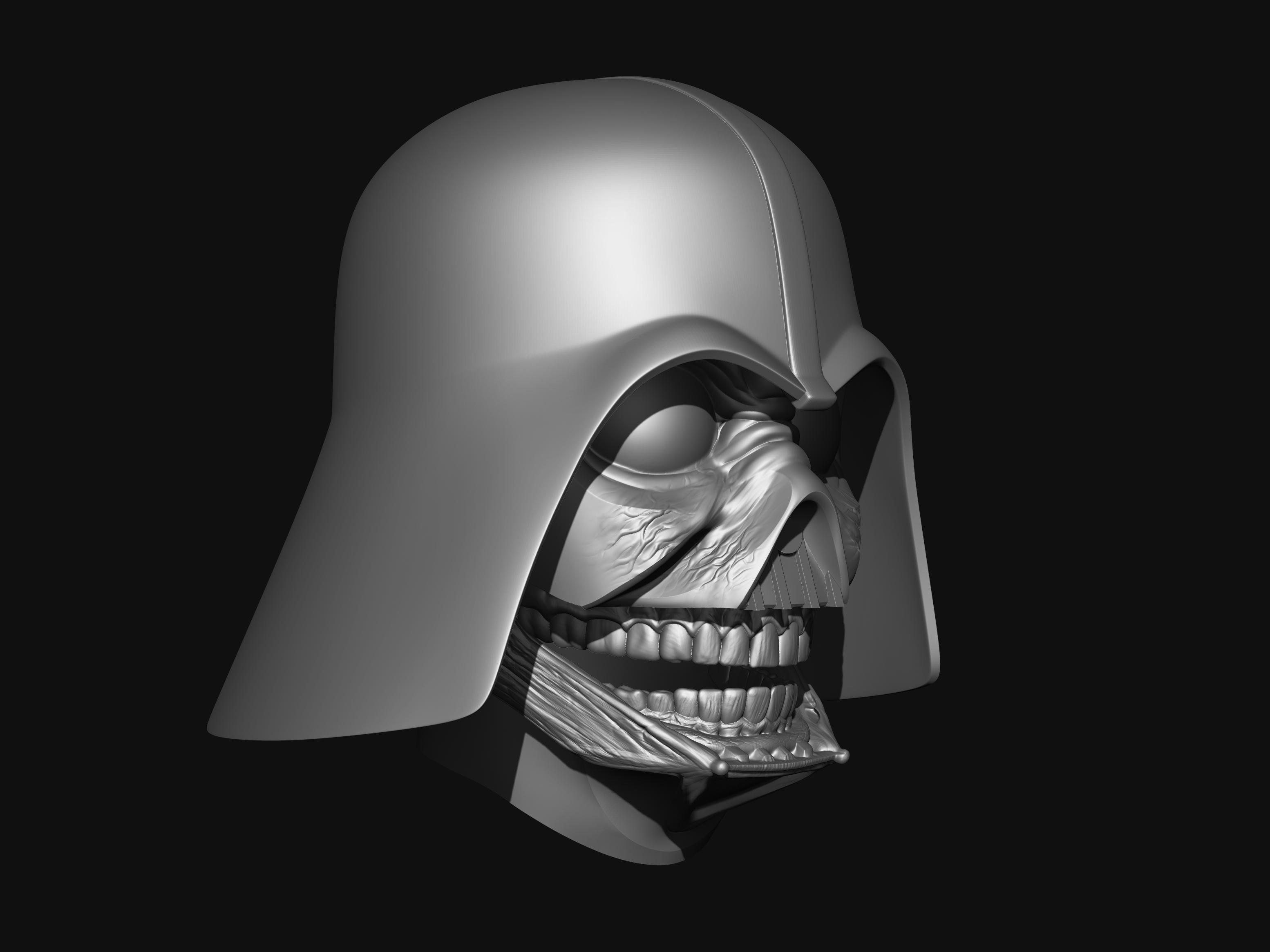Creepy Vader 3d model