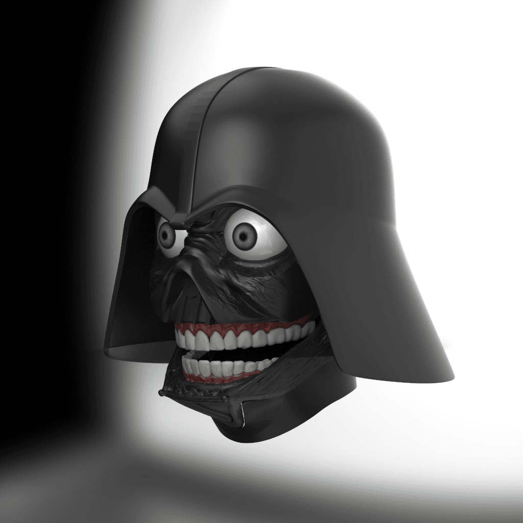 Creepy Vader 3d model