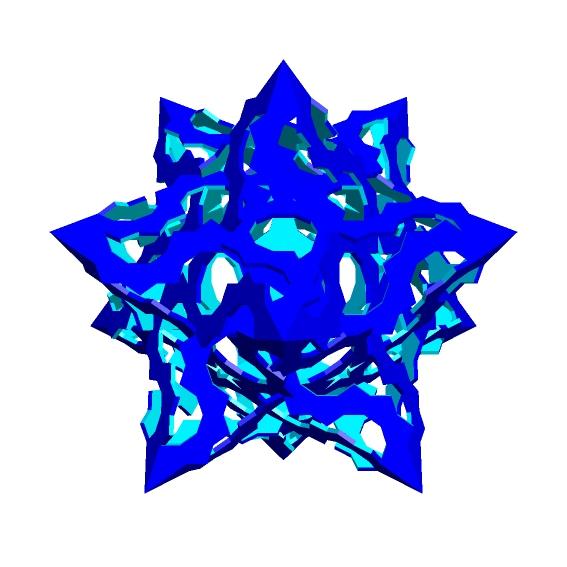 ESCHER STELLATED DODECAHEDRAL POLYKNOT 4 3d model