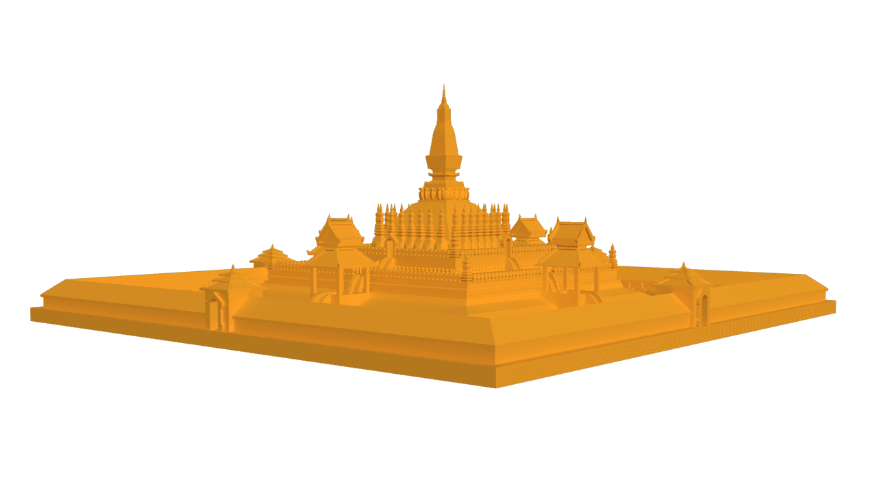 Thad Luang in Vientiane Capital.stl 3d model