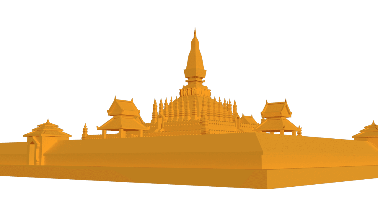 Thad Luang in Vientiane Capital.stl 3d model