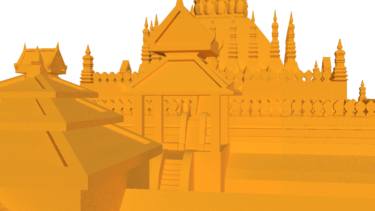 Thad Luang in Vientiane Capital.stl 3d model