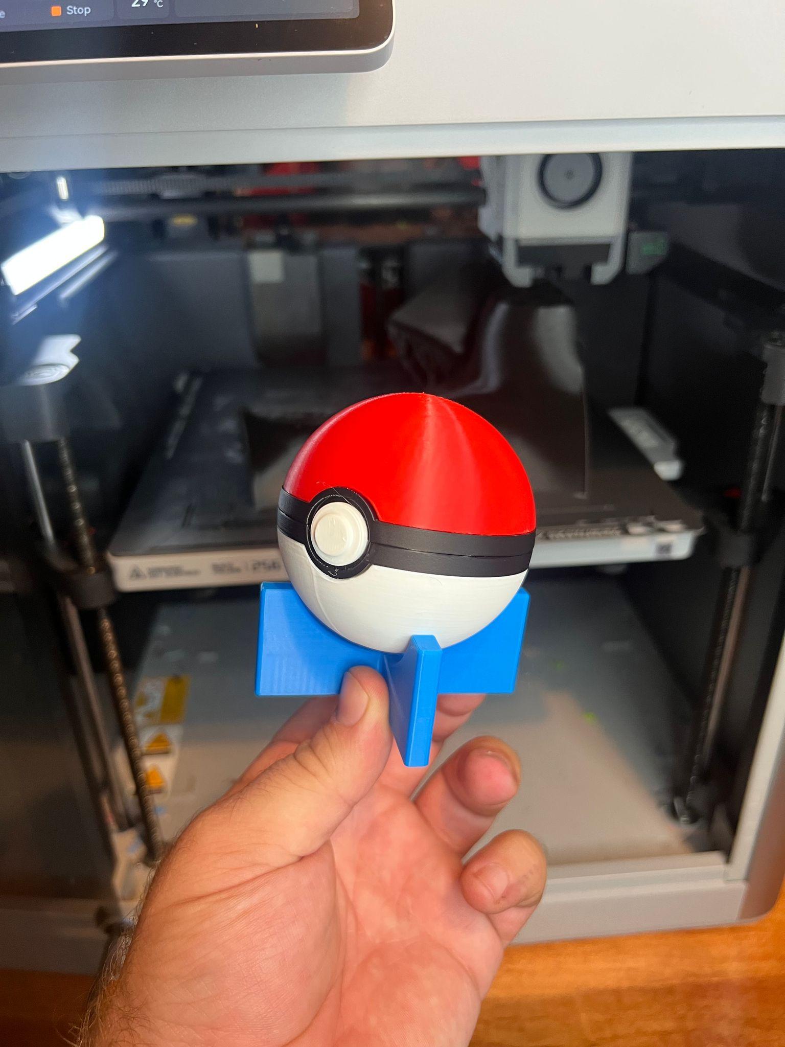 Simple Pokeball for cosplay or decoration 3d model