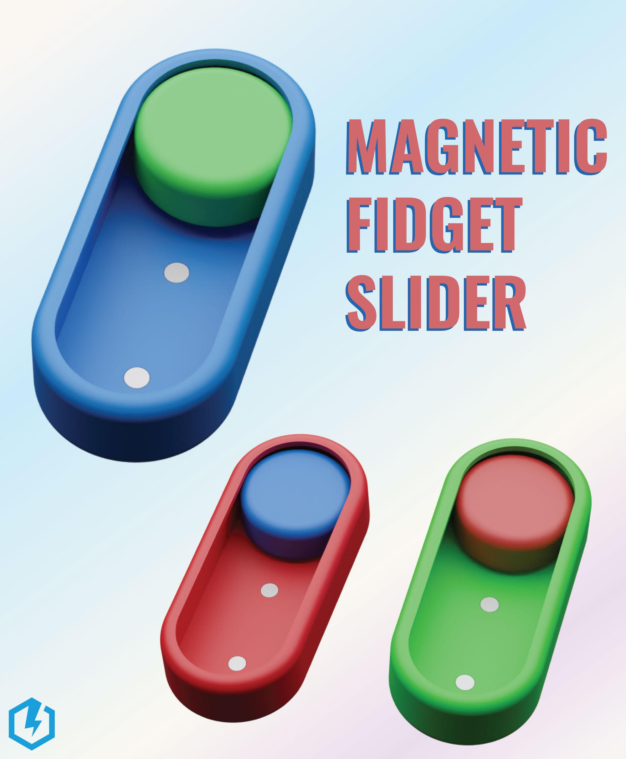  Magnetic Fidget Slider Toy – Ultimate Stress Relief & Focus Booster 3d model