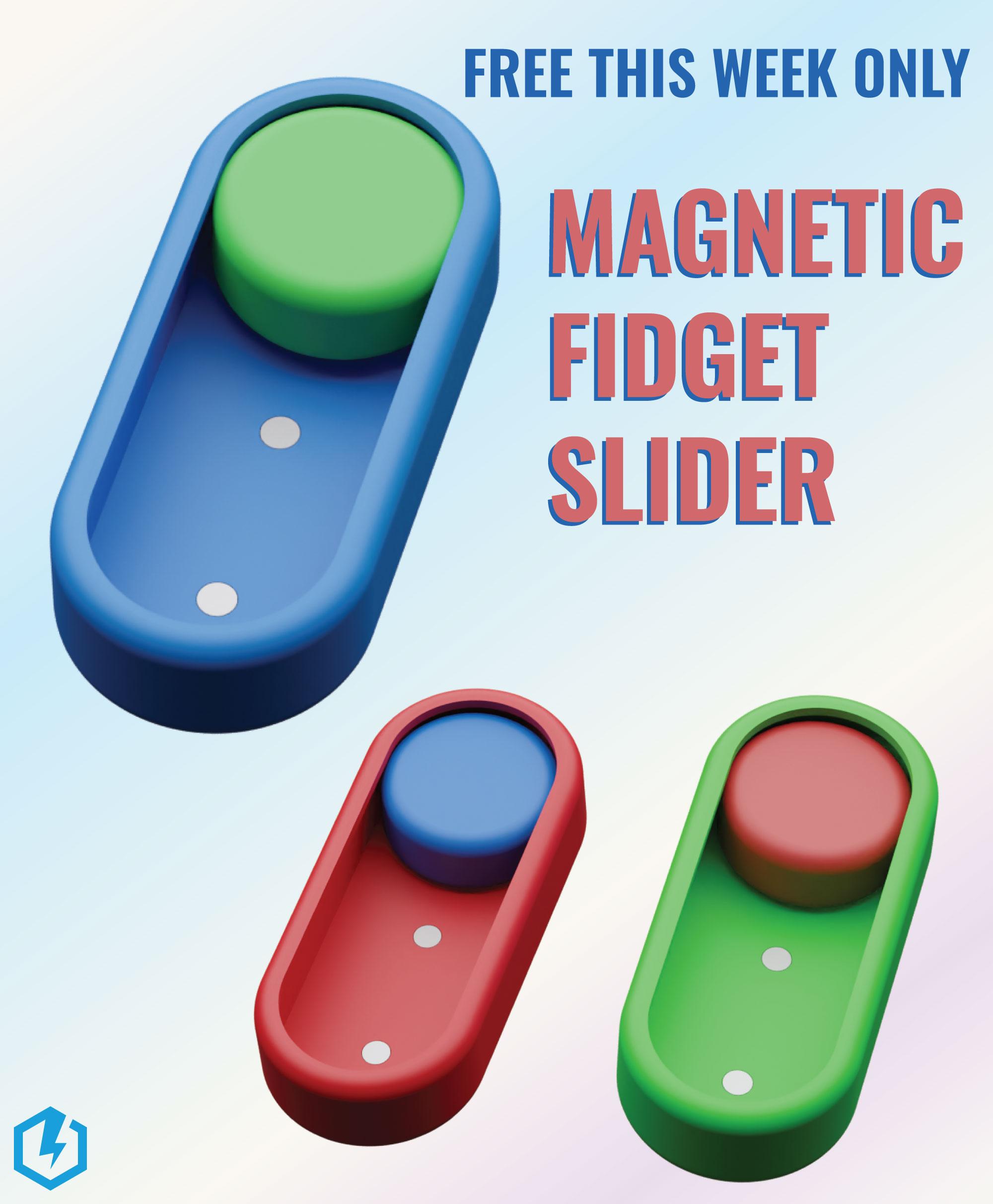  Magnetic Fidget Slider Toy – Ultimate Stress Relief & Focus Booster 3d model