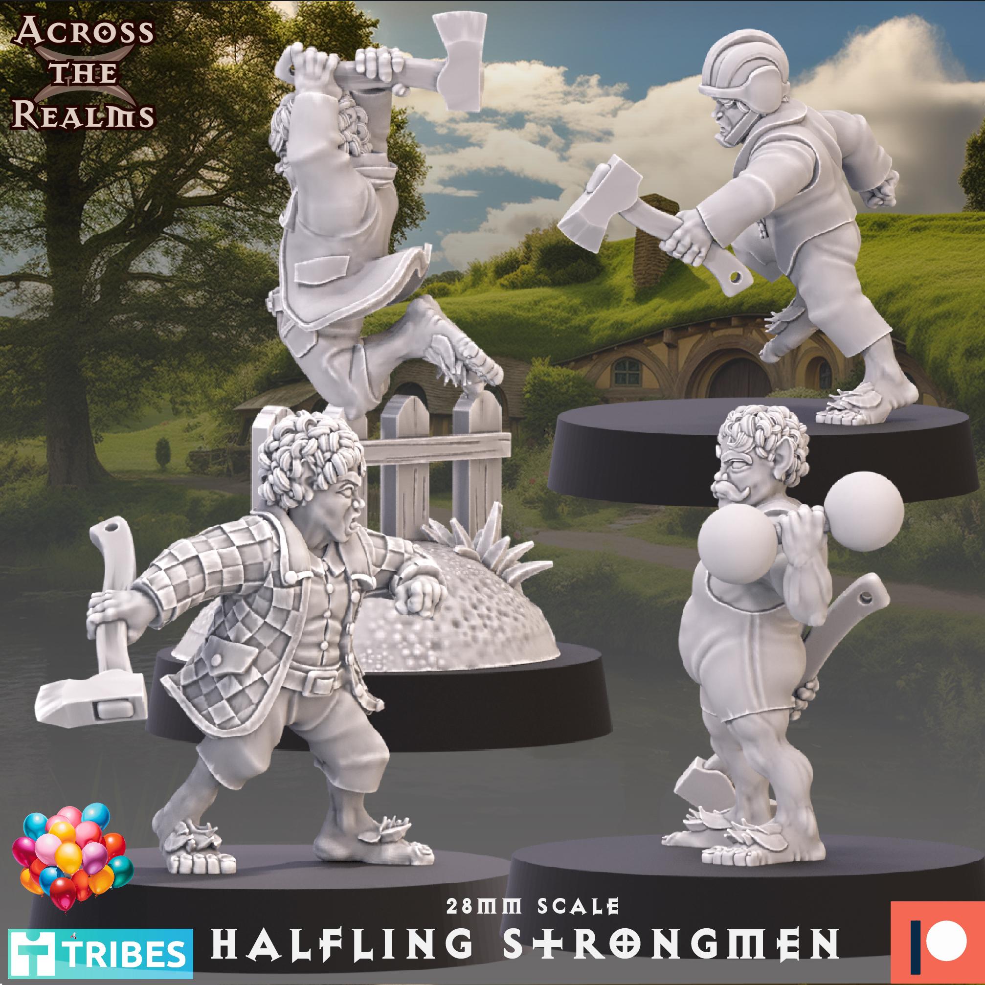 Halfling Strongman 2.stl 3d model