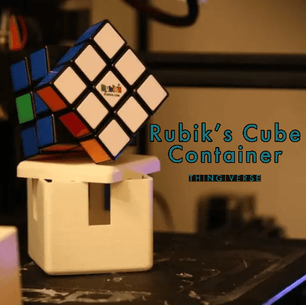 Rubik's Cube Container 3d model