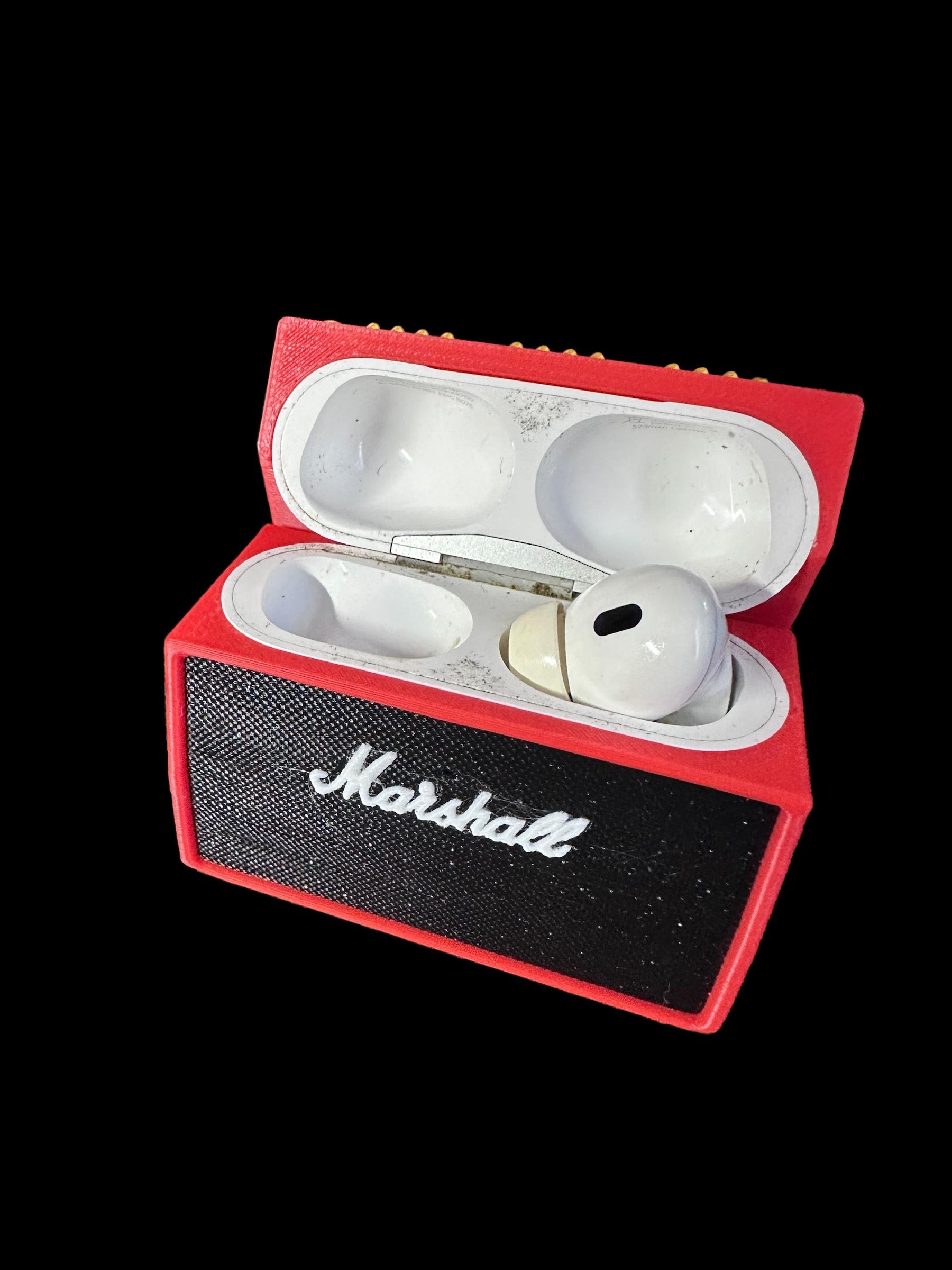 Marshall Airpods Pro Case - TURN IT UP!  3d model