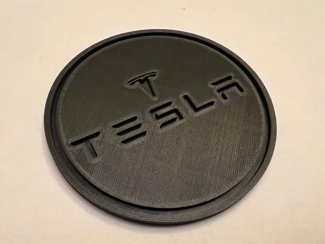 Tesla Drink Coaster - Cup Holder 3d model