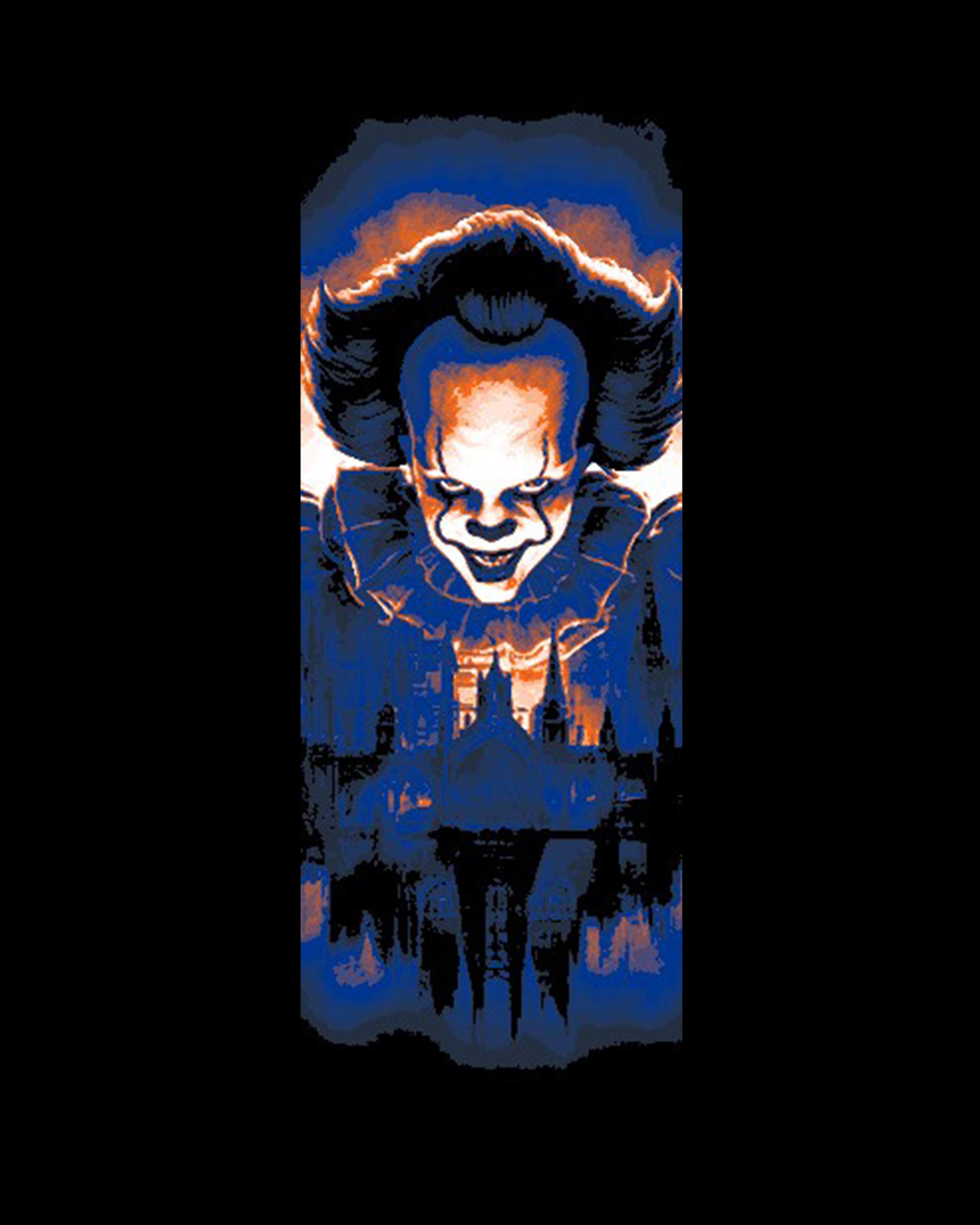 Horror Classic Scary Clown watching over his Victims - Set of Bookmarks 3d model