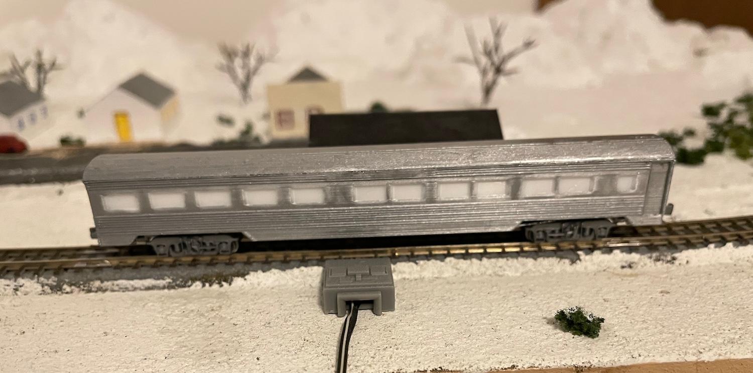 Z scale 10-6 sleeping car 3d model