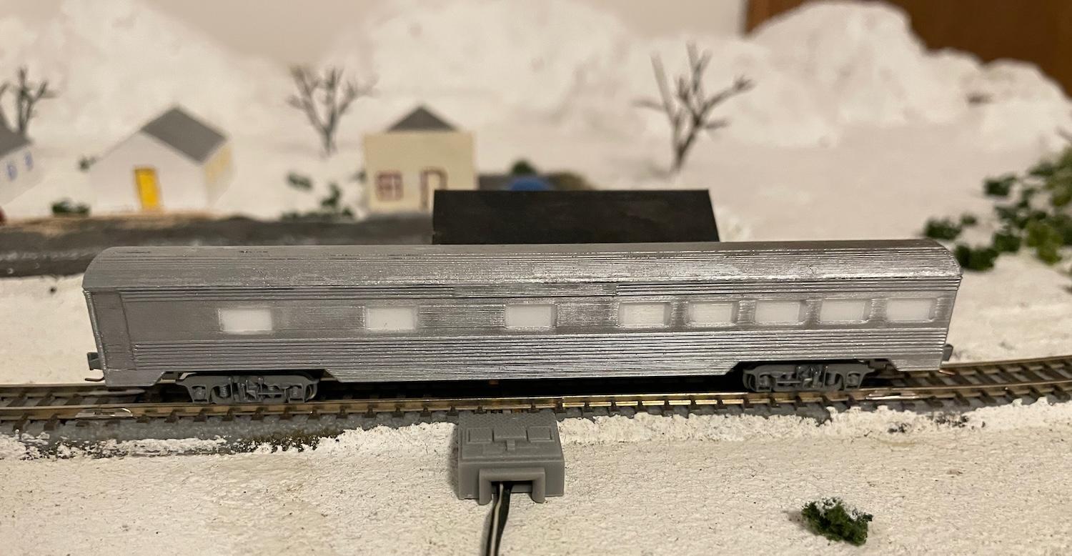 Z scale 10-6 sleeping car 3d model