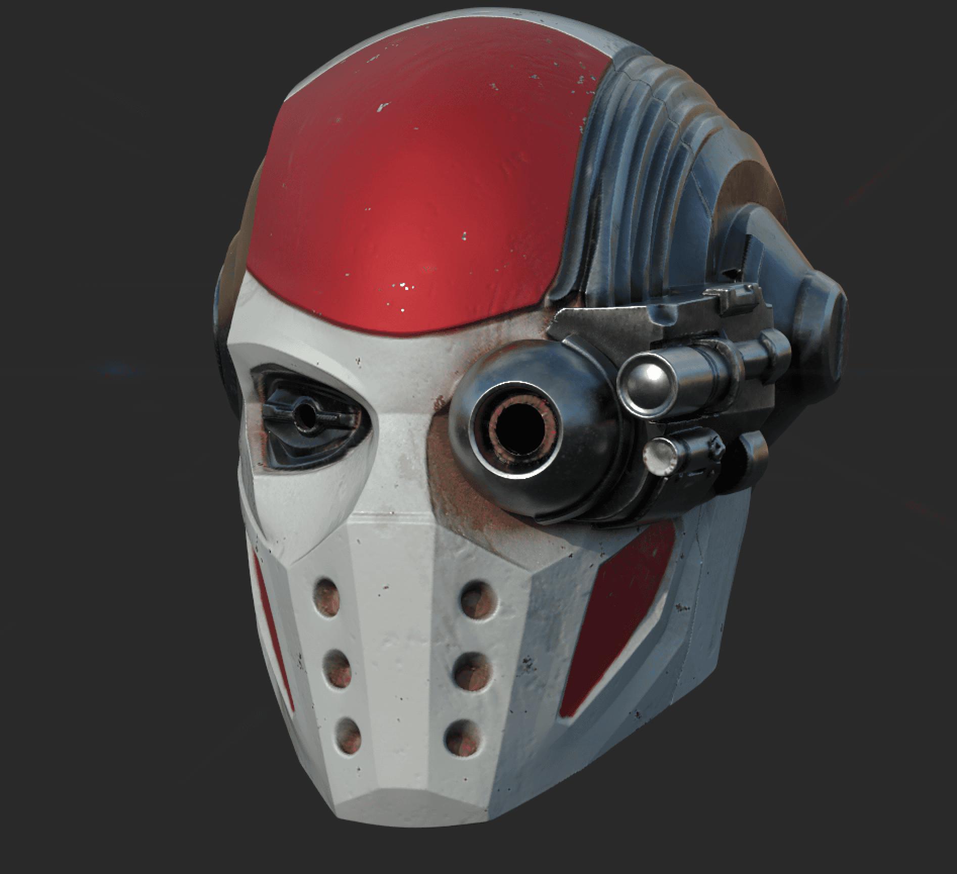 DC Dead Shot helmet cowl mask 3d model