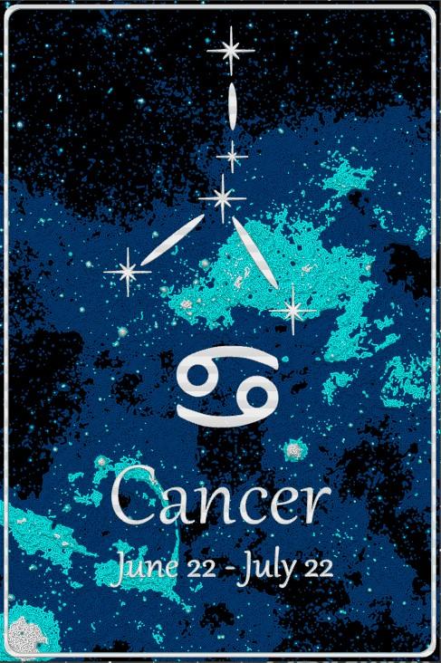 Astro Card - Cancer - English and French version 3d model