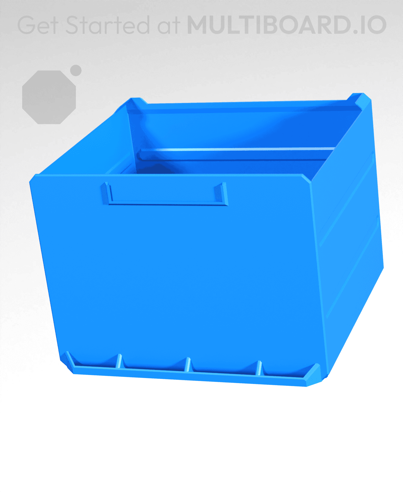 4x3x3.5-Deep - Multibin Simple Drawer 3d model