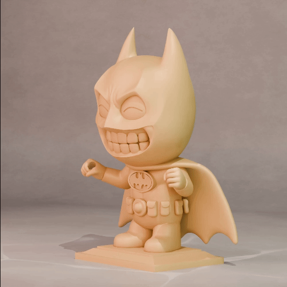Cute Batman (Updated) 3d model