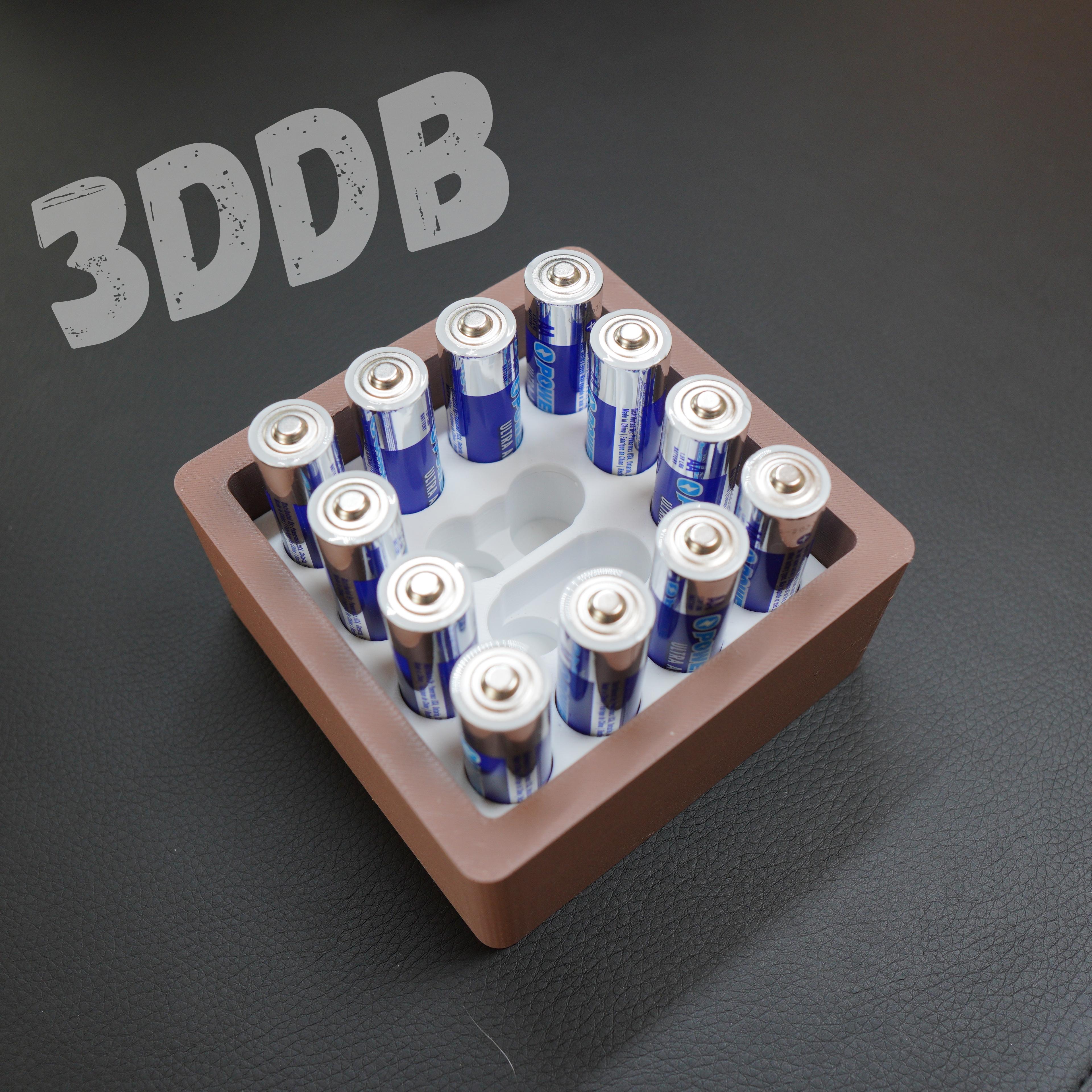 Battery Inserts - MagSquares 3d model