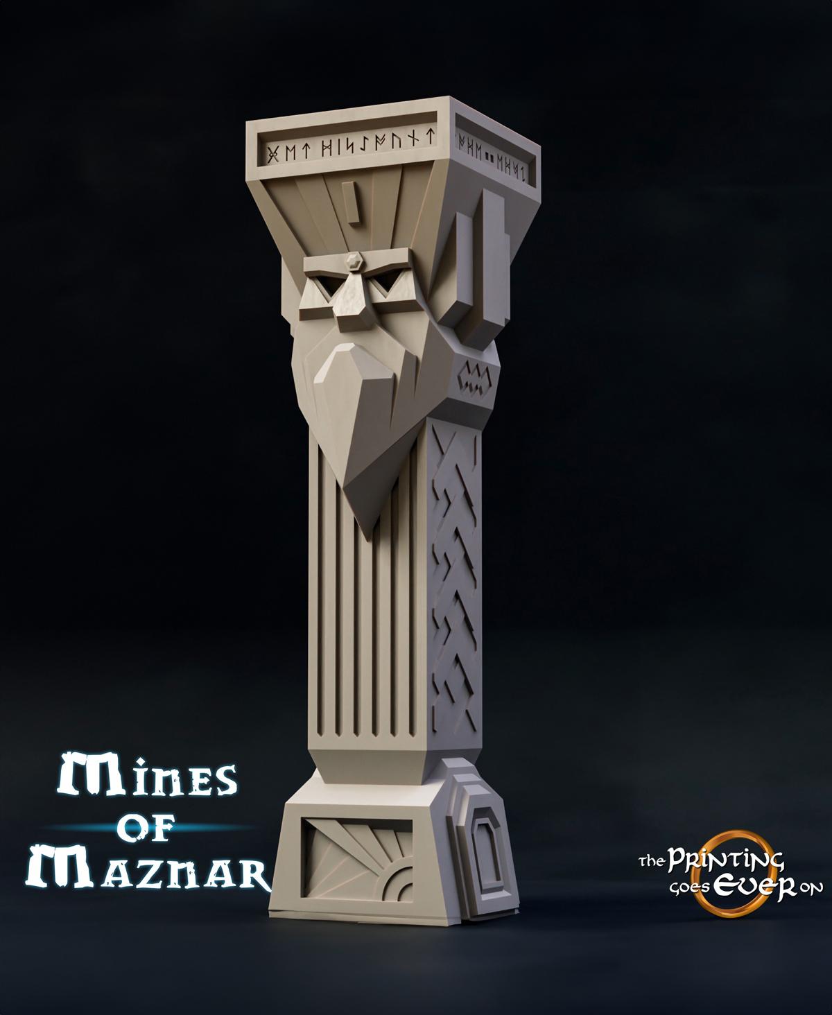 Dwarven Column Bundle 3d model