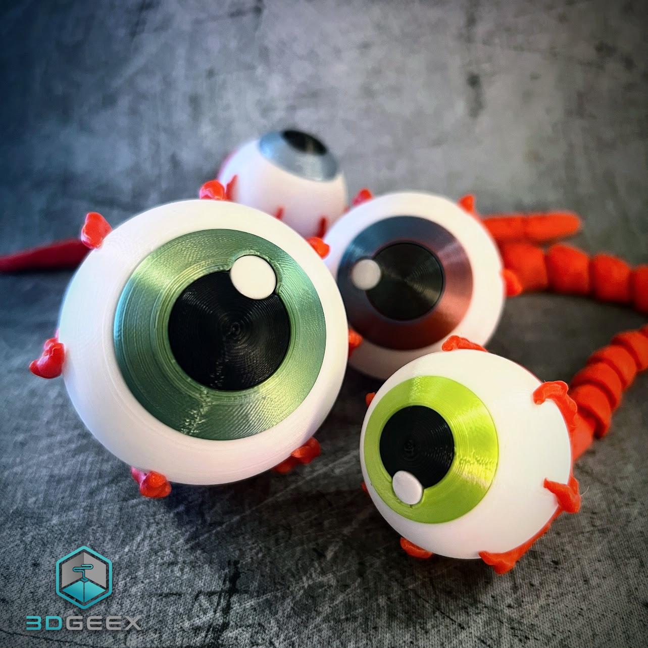 Ripped-Out Articulated Eyeballs 3d model