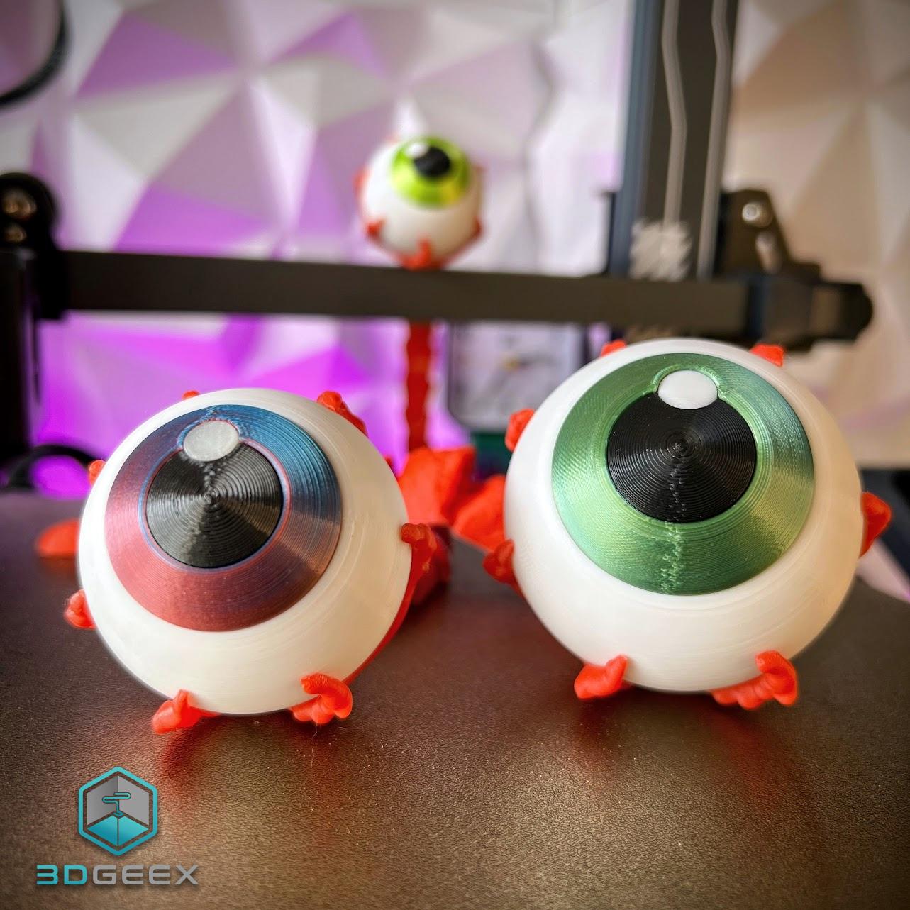 Ripped-Out Articulated Eyeballs 3d model