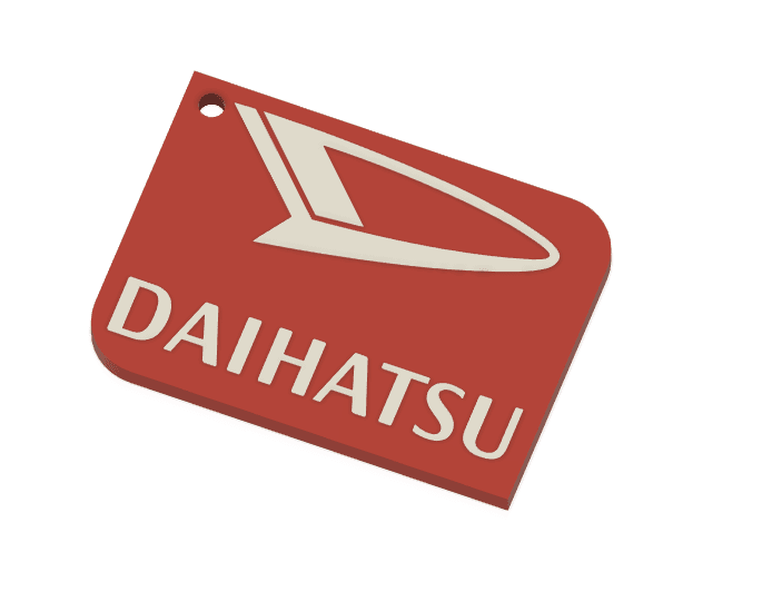 Keychain: Daihatsu I 3d model