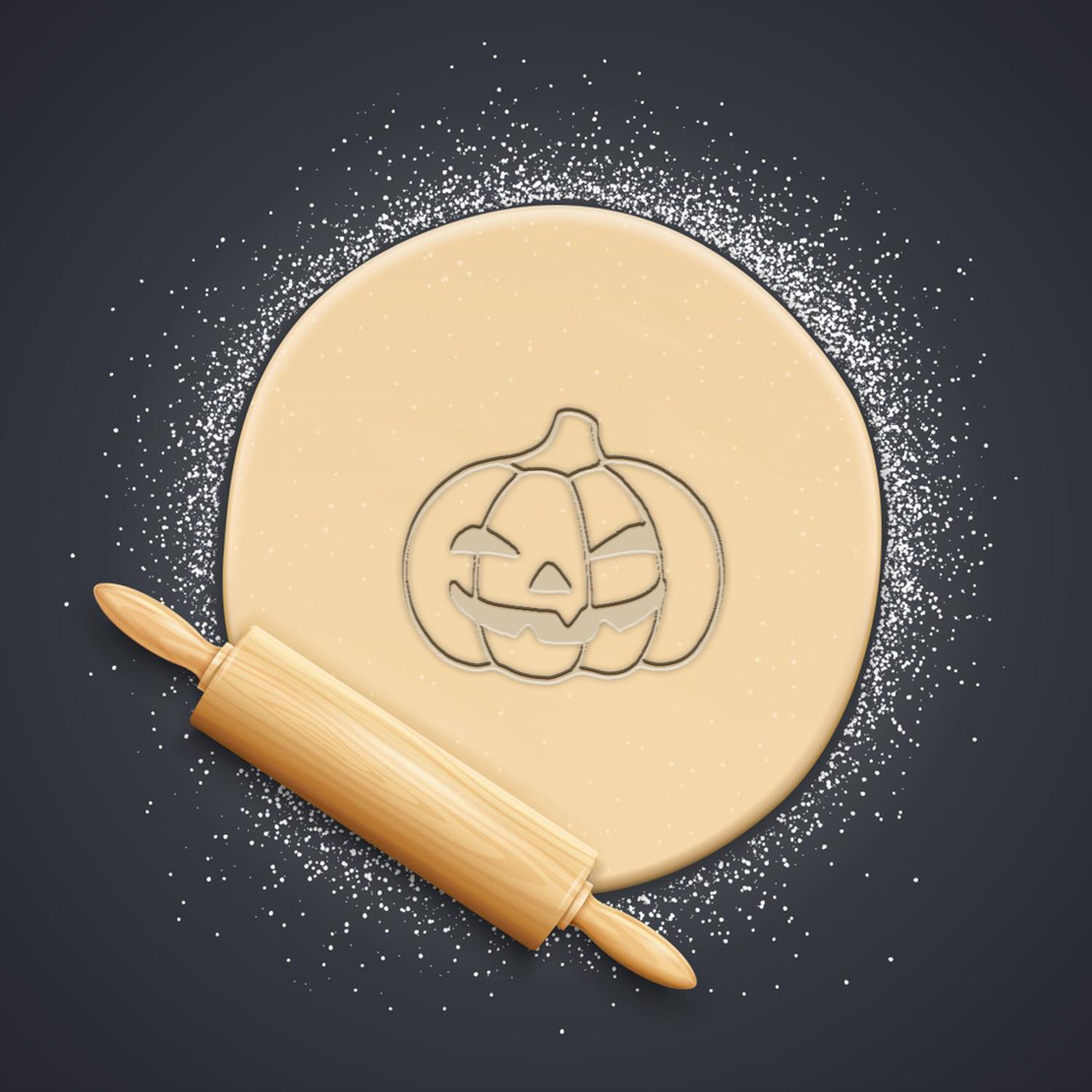 Pumpkin Cookie Cutter, Biscuit Cutter 3d model