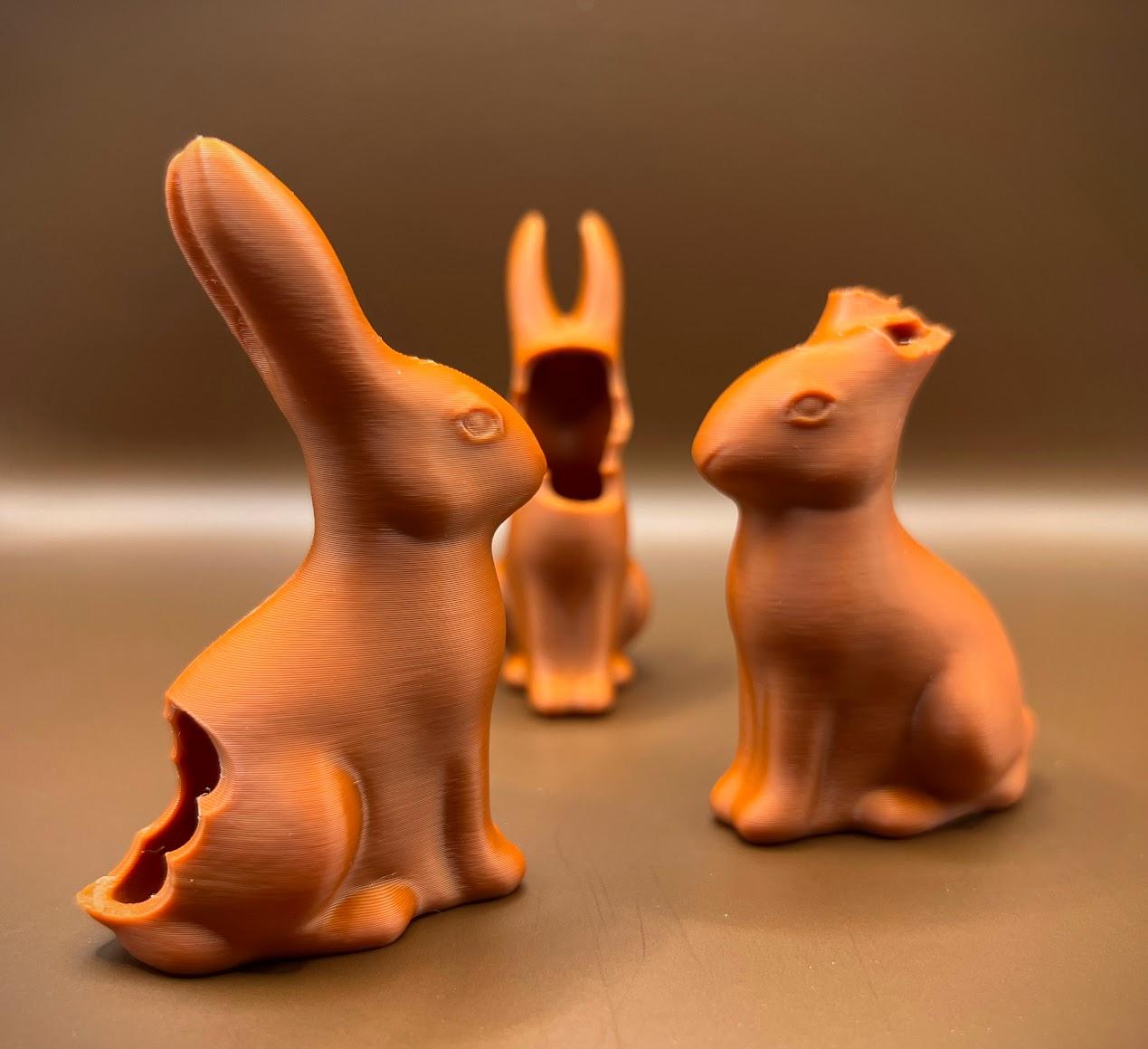 Chocolate Easter Bunnies 3d model