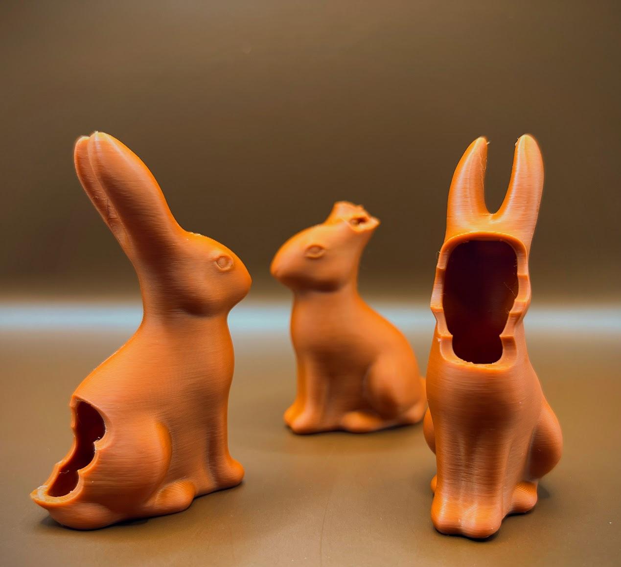 Chocolate Easter Bunnies 3d model