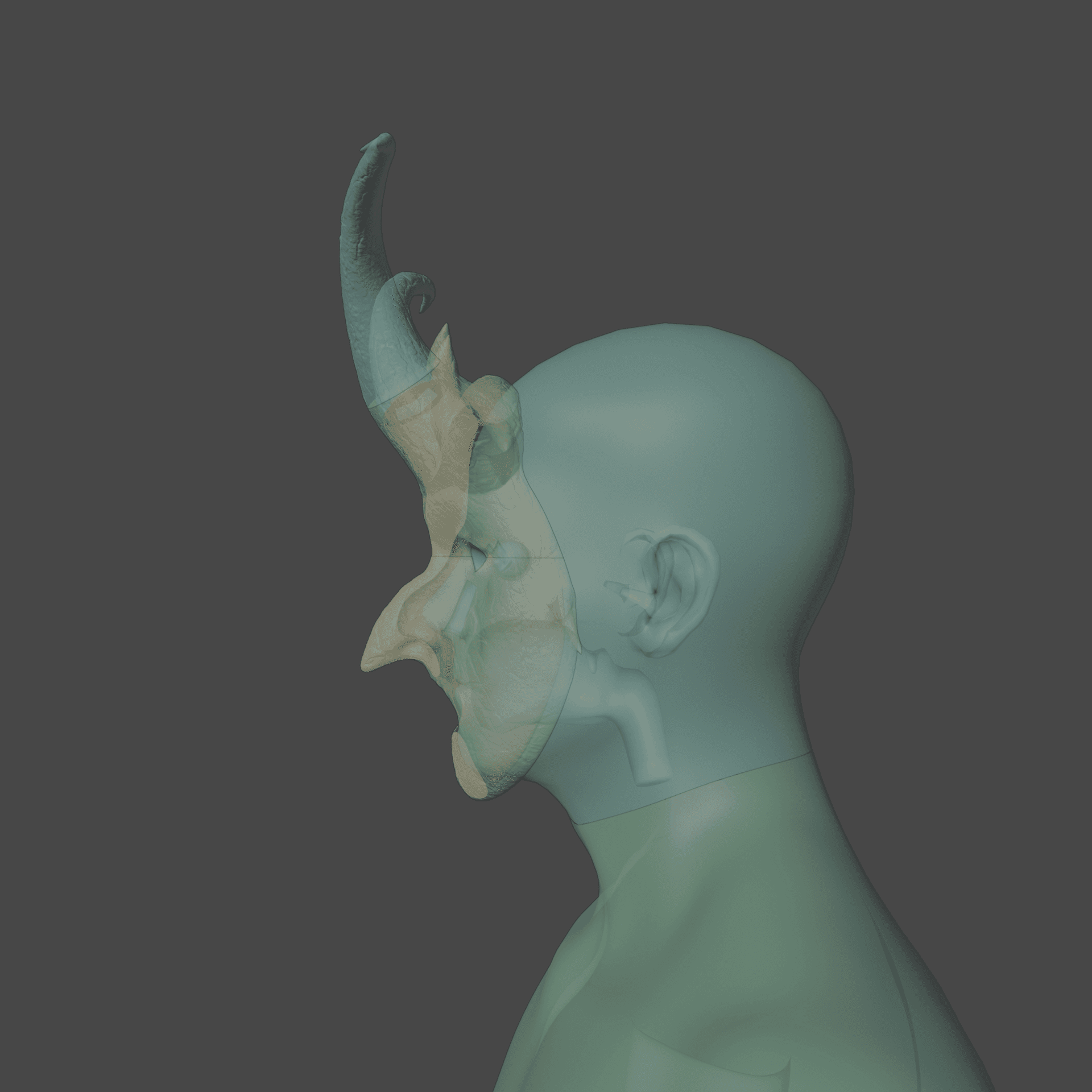 WHISPERING MASK BALDURS GATE 3 3d model