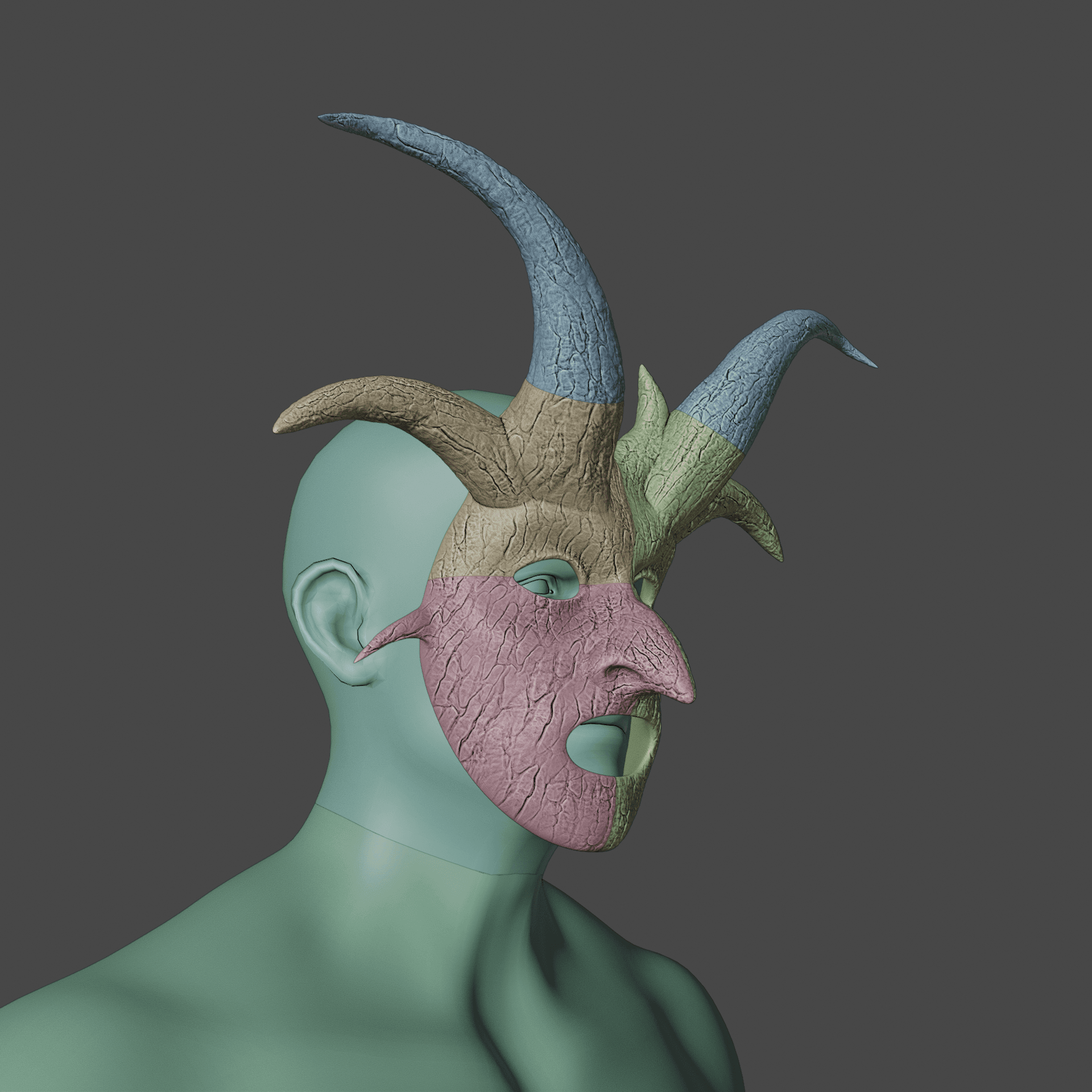 WHISPERING MASK BALDURS GATE 3 3d model