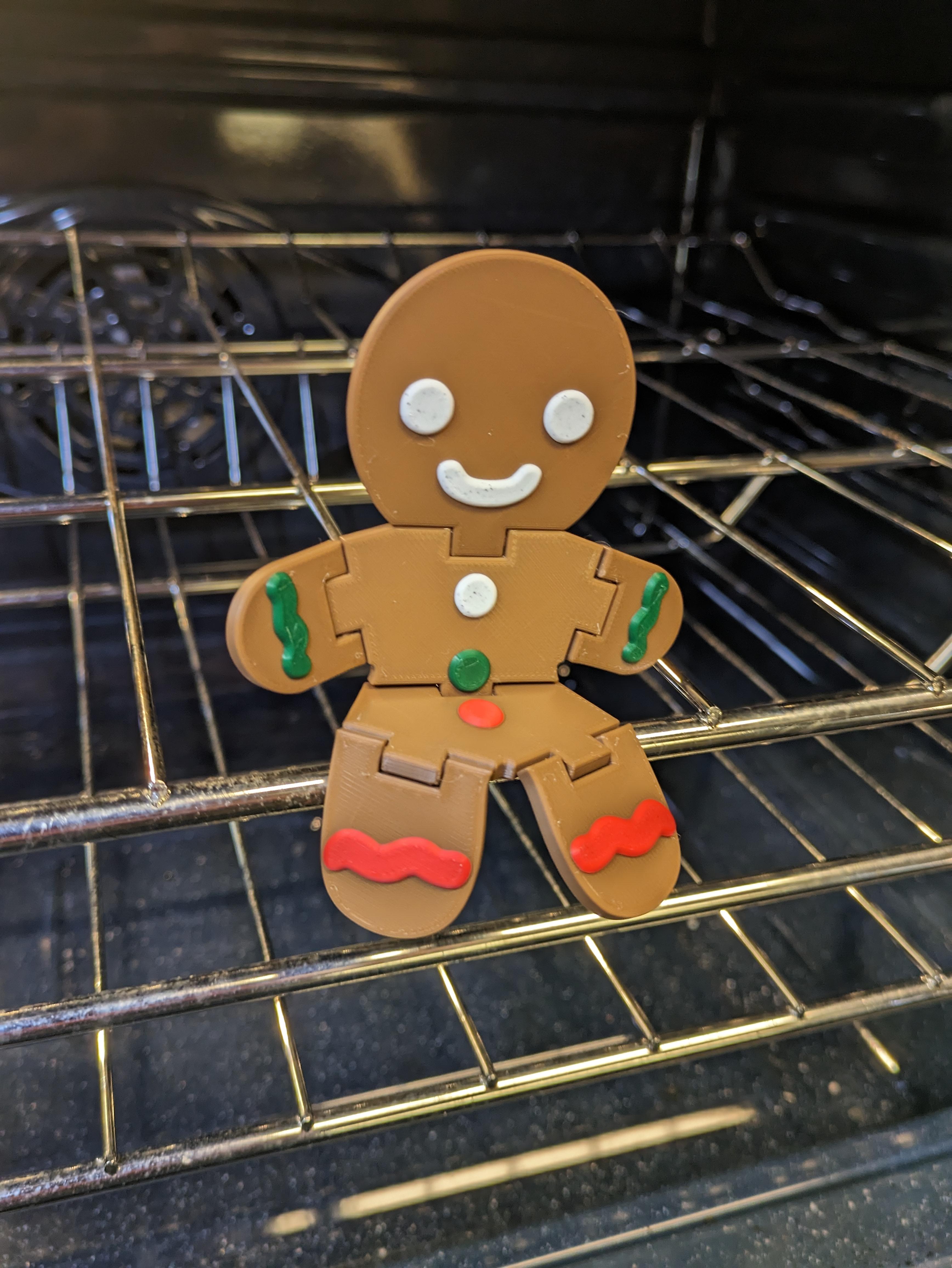 Articulating Gingerbread Man 3d model