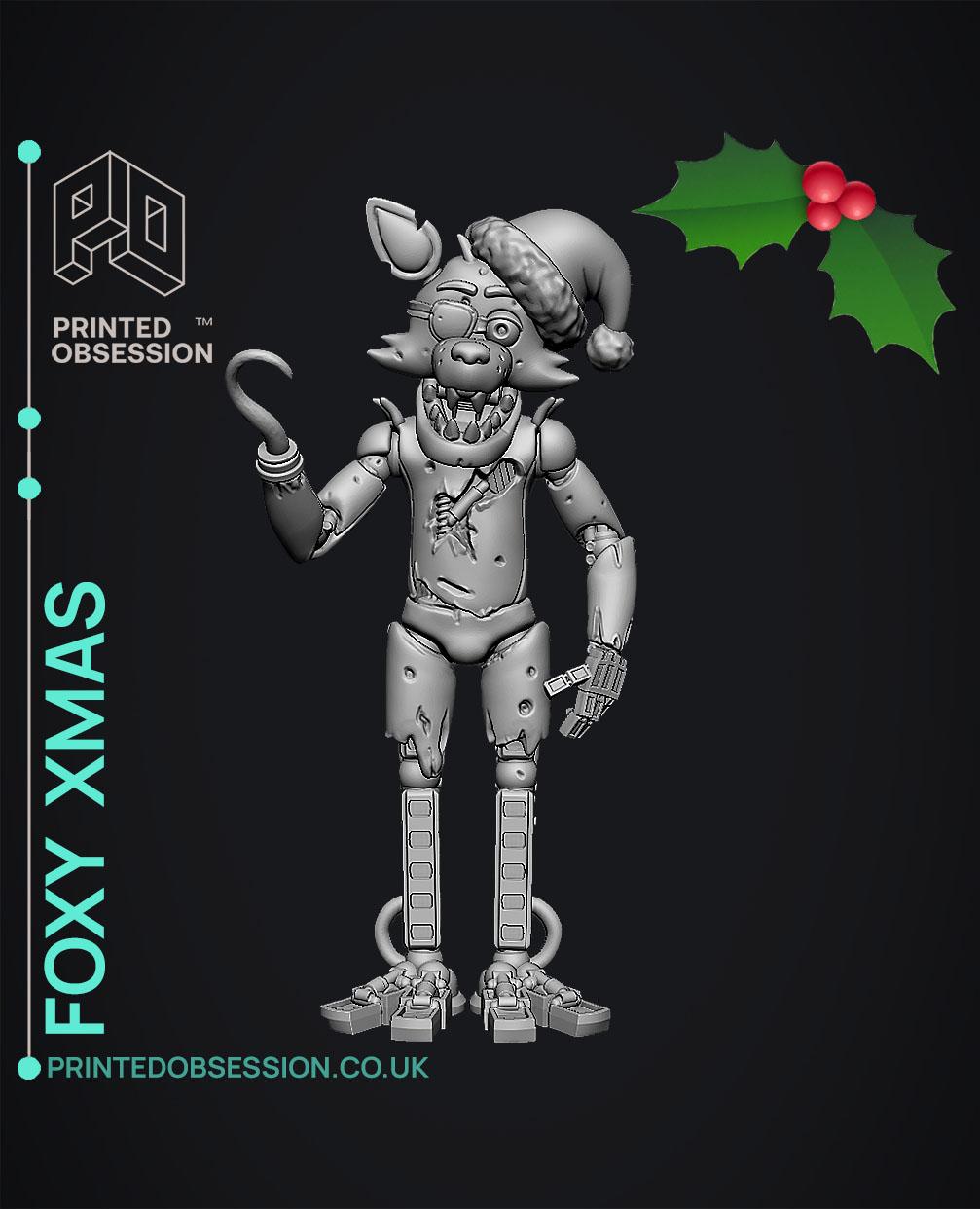 Foxy - FNAF - Fan Art - 3D model by printedobsession on Thangs